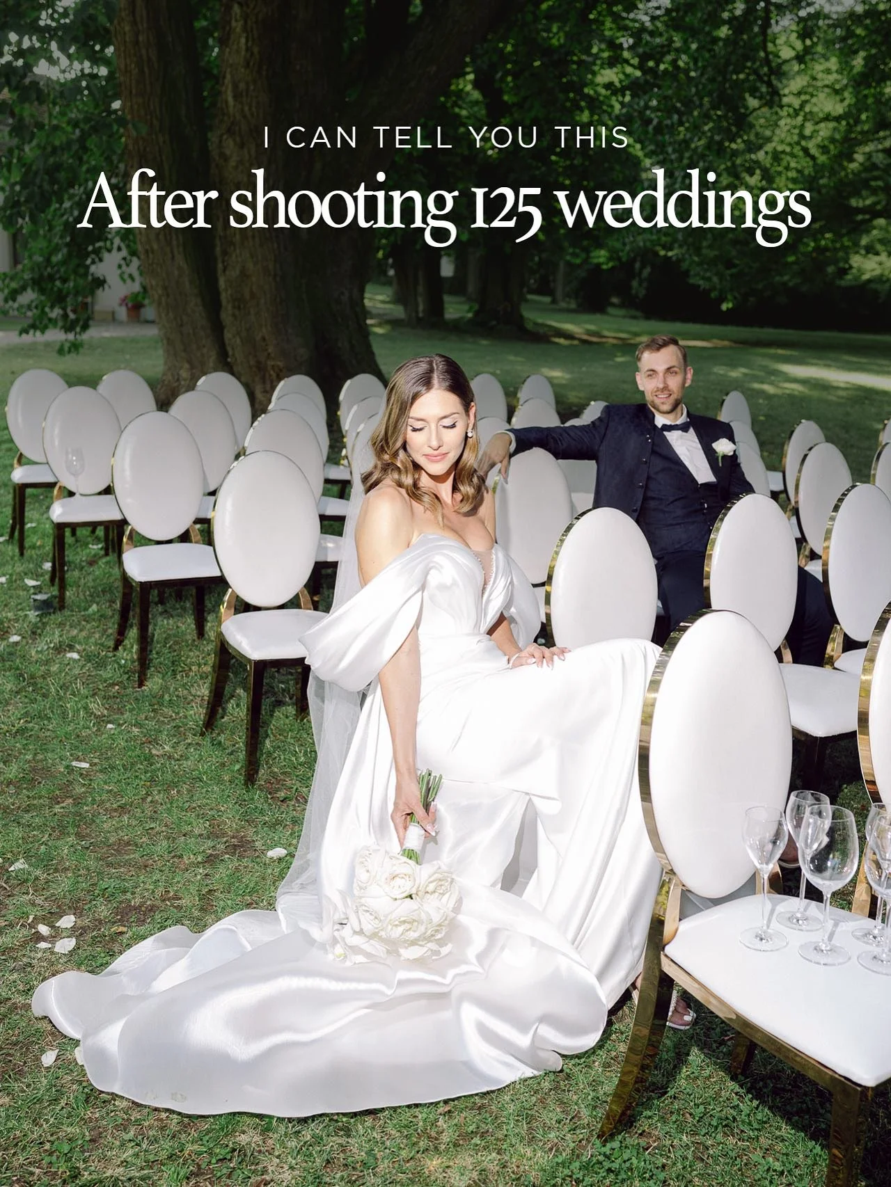 After 125 weddings later&hellip;

 I&rsquo;ve realised I haven&rsquo;t just been photographing days, we&rsquo;ve been documenting life.

 I&rsquo;ve seen the kind of love that&rsquo;s loud and unstoppable, and the kind that&rsquo;s quiet but unshakab