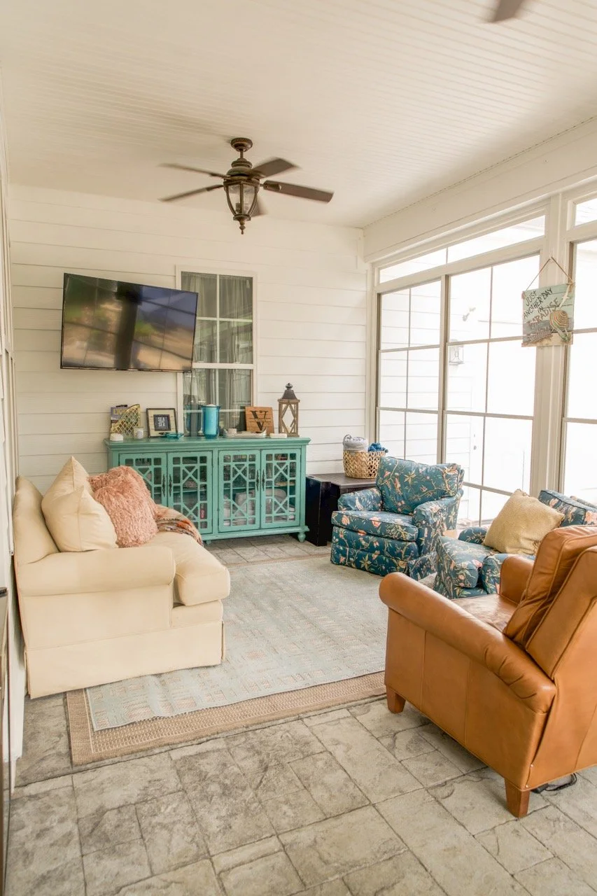 Screened in Living Room Outdoors