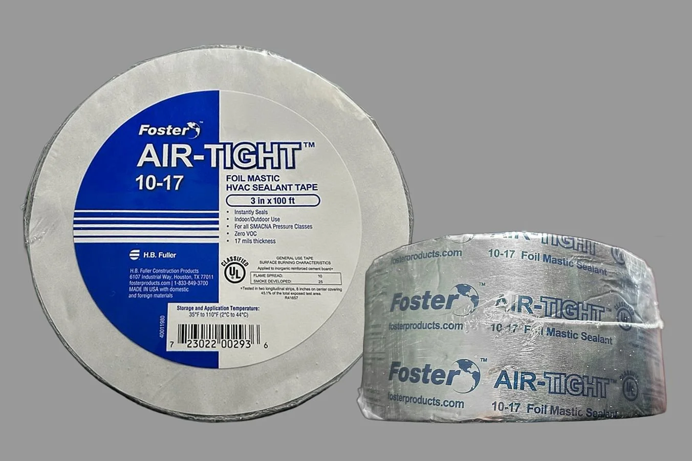  Foil Mastic Sealant Tape 
 Foster / H.B. Fuller 

   BOOTH S8850 
