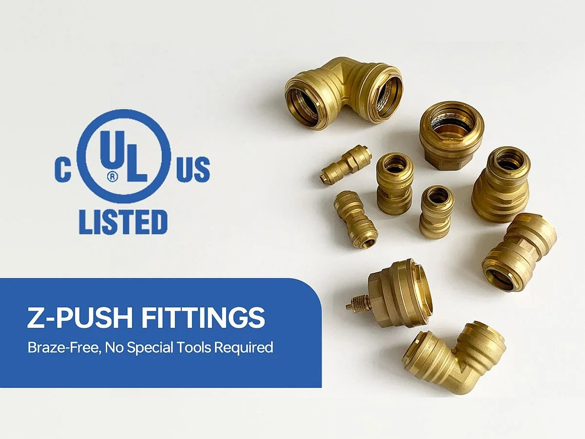  Push-to-connect quick fittings 
 FUZHOU ZHENXIE PIPE Co.,Ltd. 

   BOOTH S10565 

