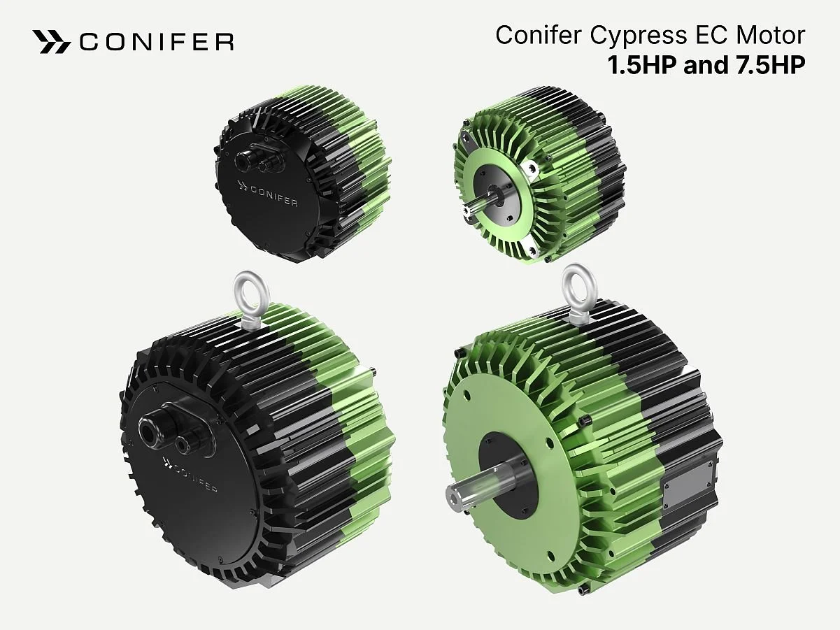  NEMA EC Motor 
 Conifer 

   BOOTH N3615 
