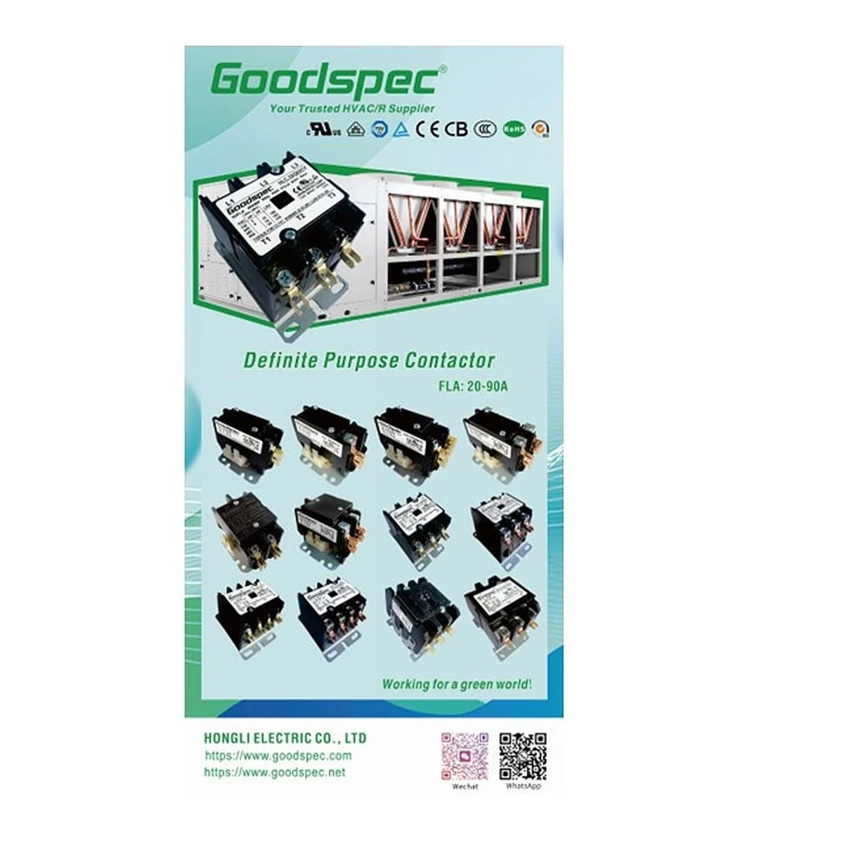  HLC Series Definite purpose contactors 
 Hongli Electric Co.,Ltd 

   BOOTH N2818 
