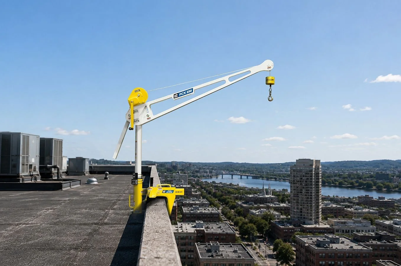  Removable Parapet Davit Crane System 
 OZ Lifting Products 

   BOOTH N1118 
