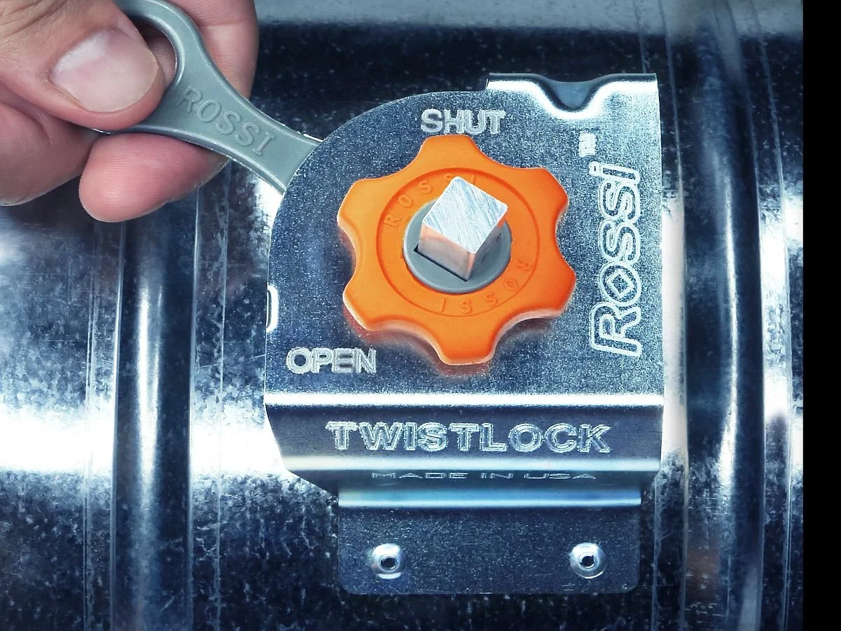  Locking damper regulator 
 Rossi HVAC Hardware  

   BOOTH S6944  
