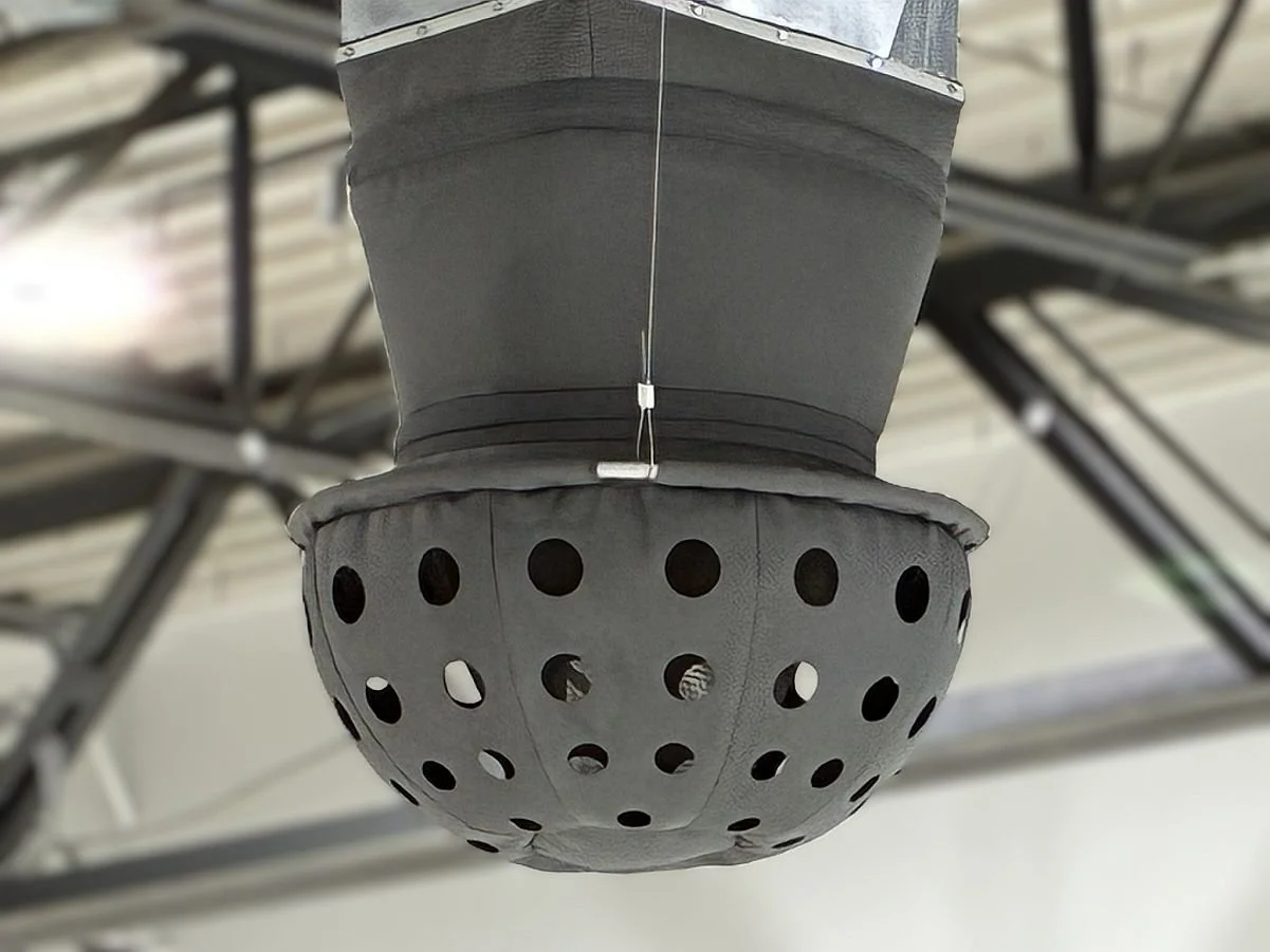  Fabric Drop Plenum Diffuser  
 FabricAir Inc. 

   BOOTH N2000 
