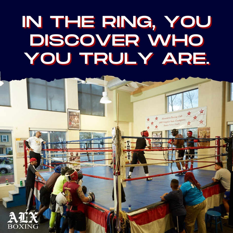 In the ring, you discover who you truly are&mdash;a champion. Train with us! Submit an interest form today through the link in our bio. ⁣
#alxboxingclub #alexandriaboxingclub #boxing #boxingtraining