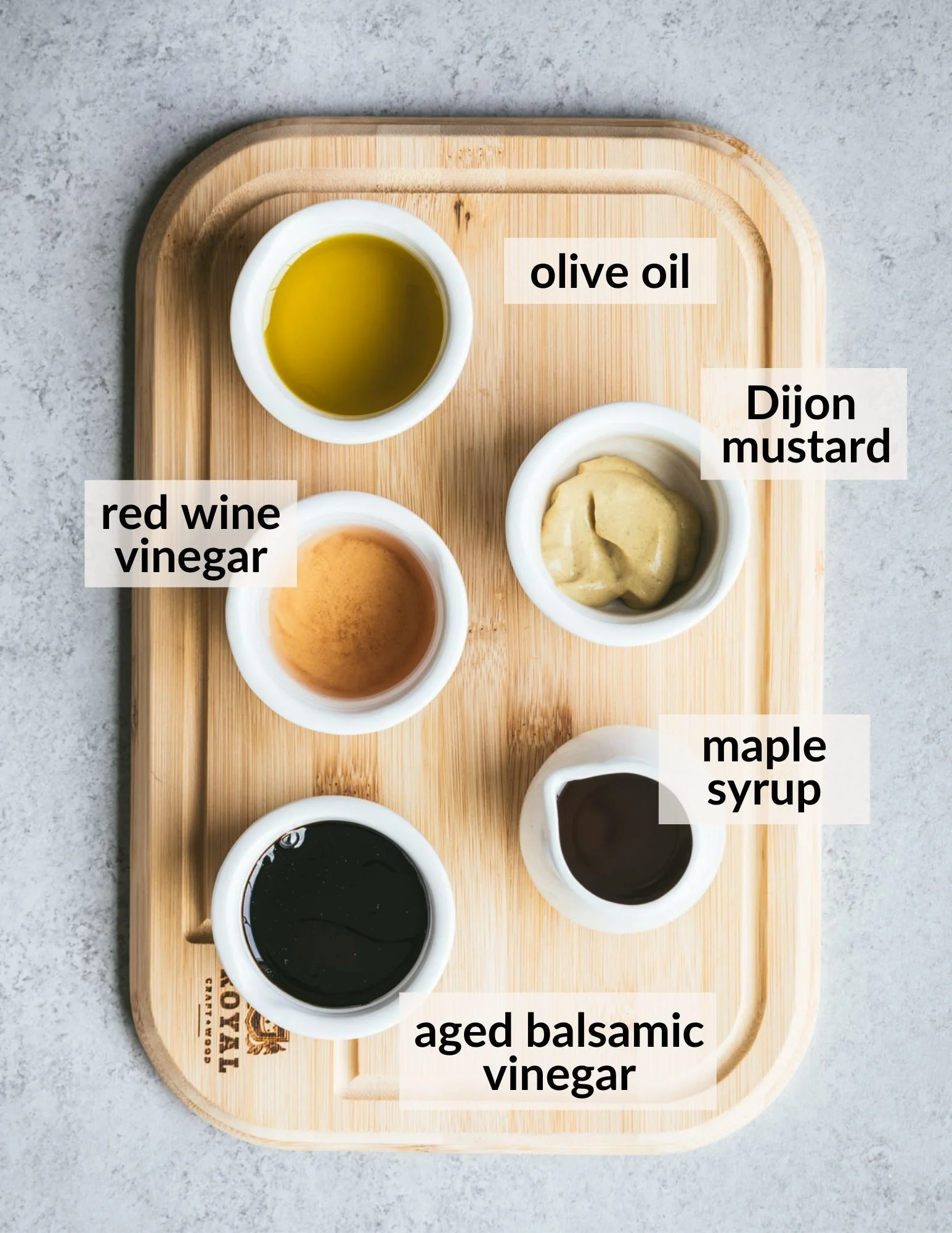 maple balsamic vinaigrette ingredients