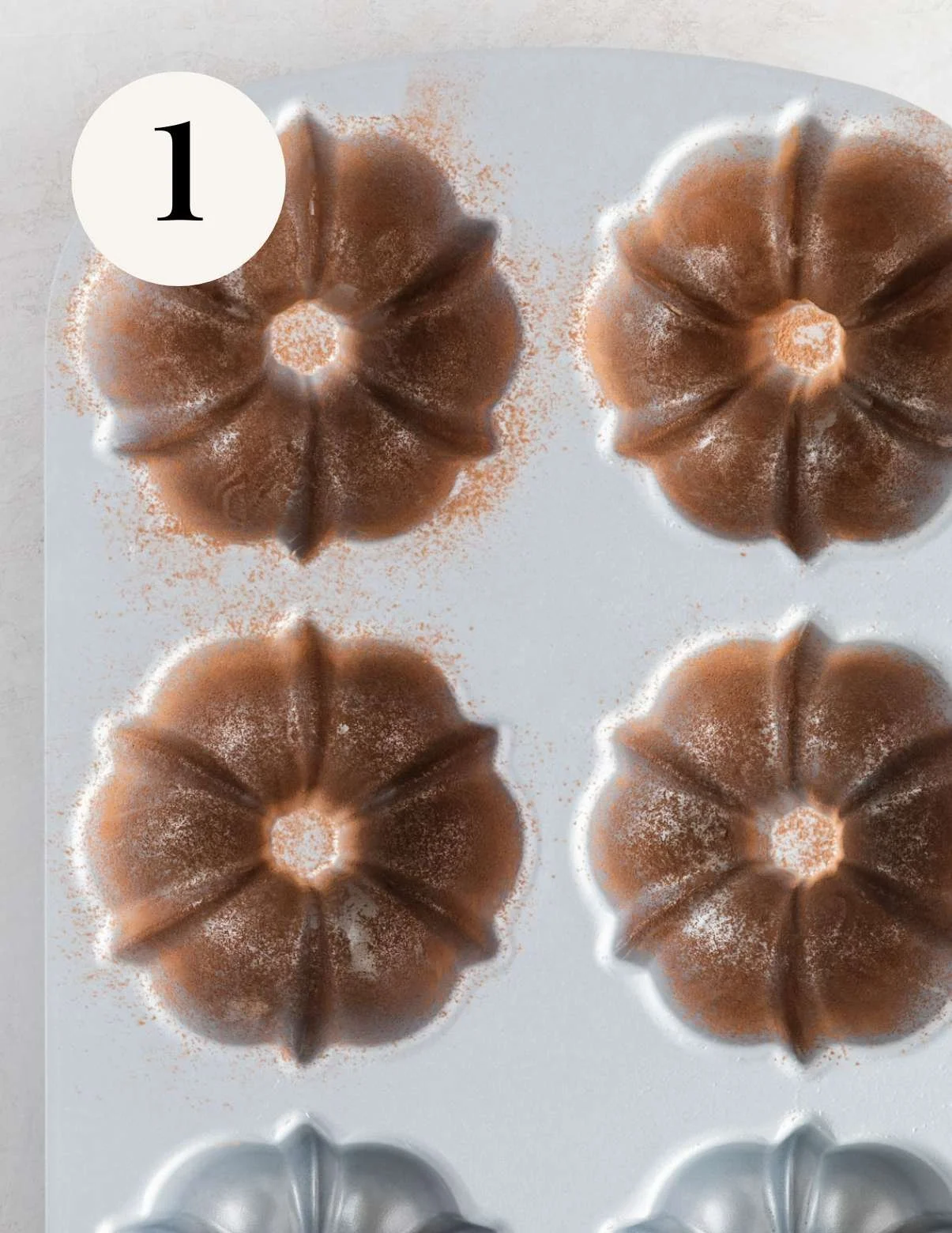 prep your bundt cake pan