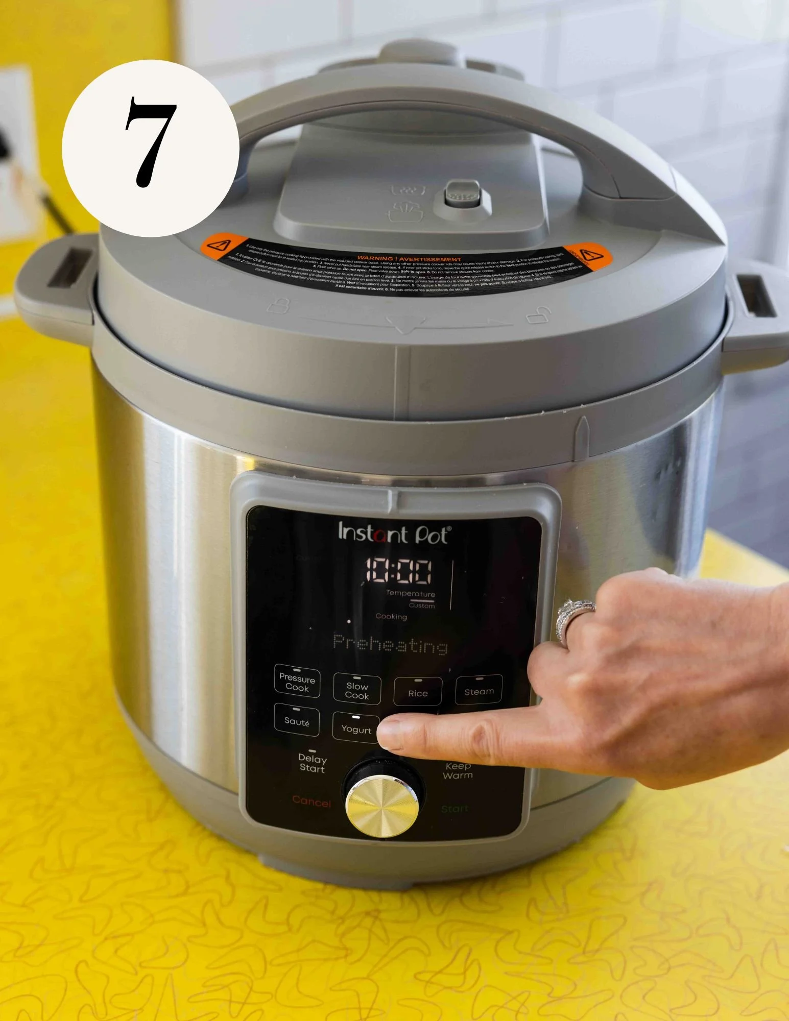 use the yogurt setting on the Instant Pot