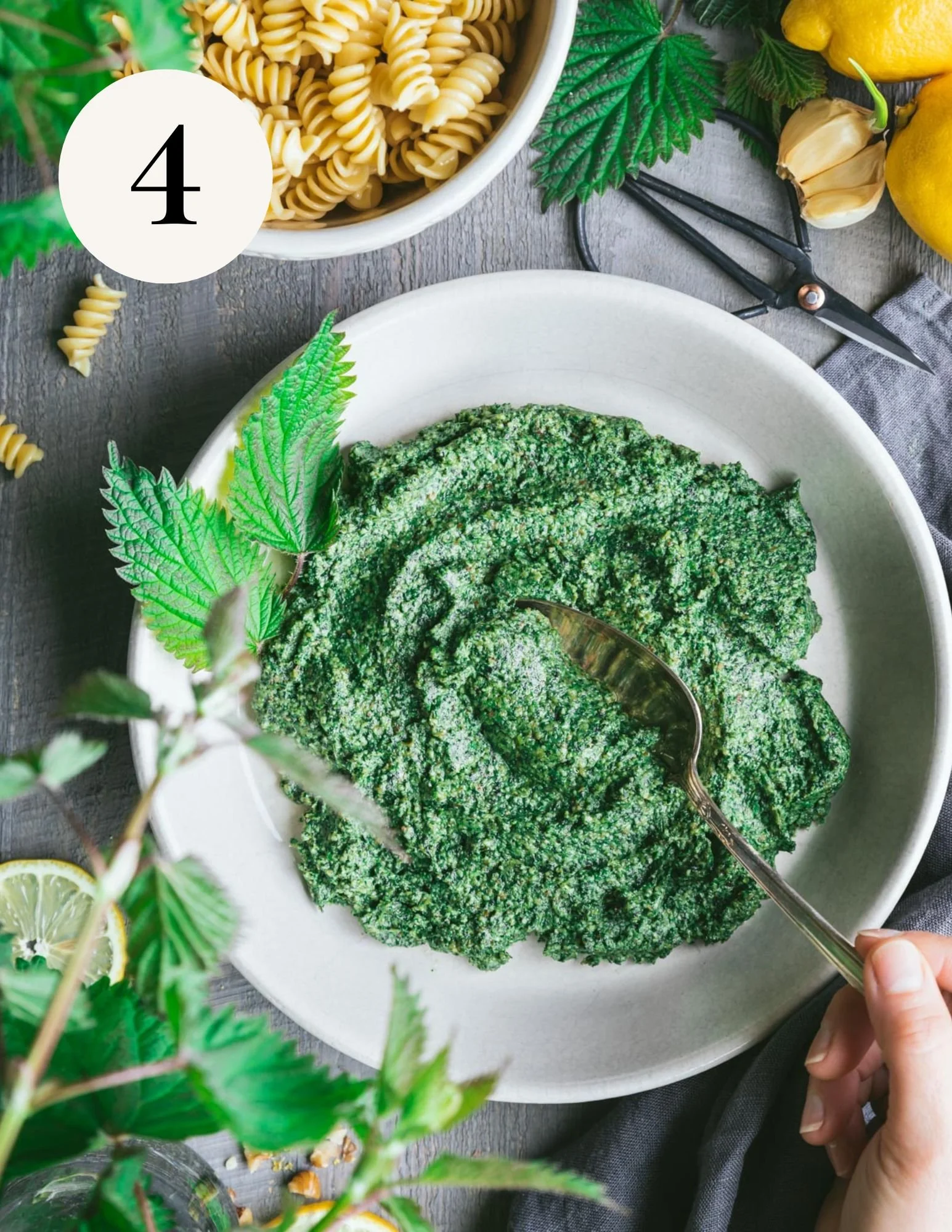 vegan nettle pesto