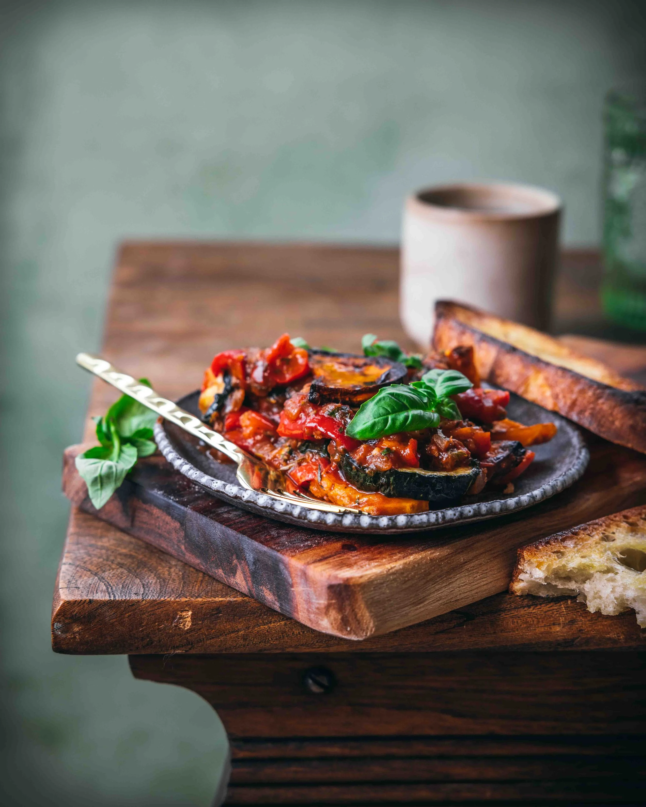 serve ratatouille with bread