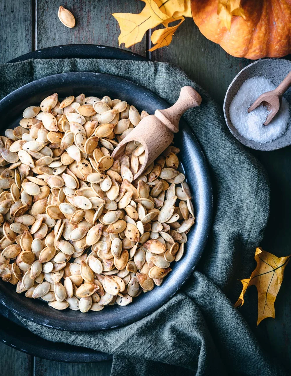 Oven Roasted Pumpkin Seeds — Carol's Vegan Kitchen