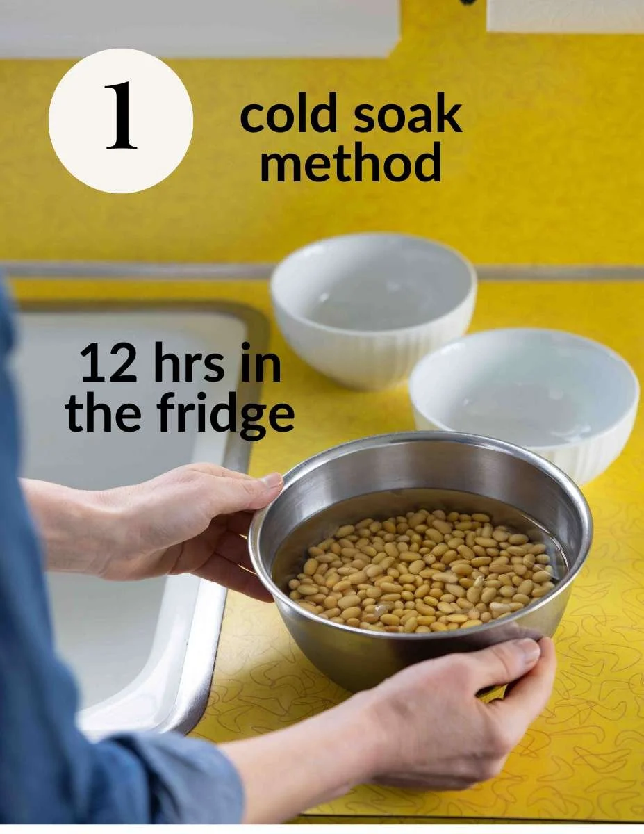 cold soaking soybeans