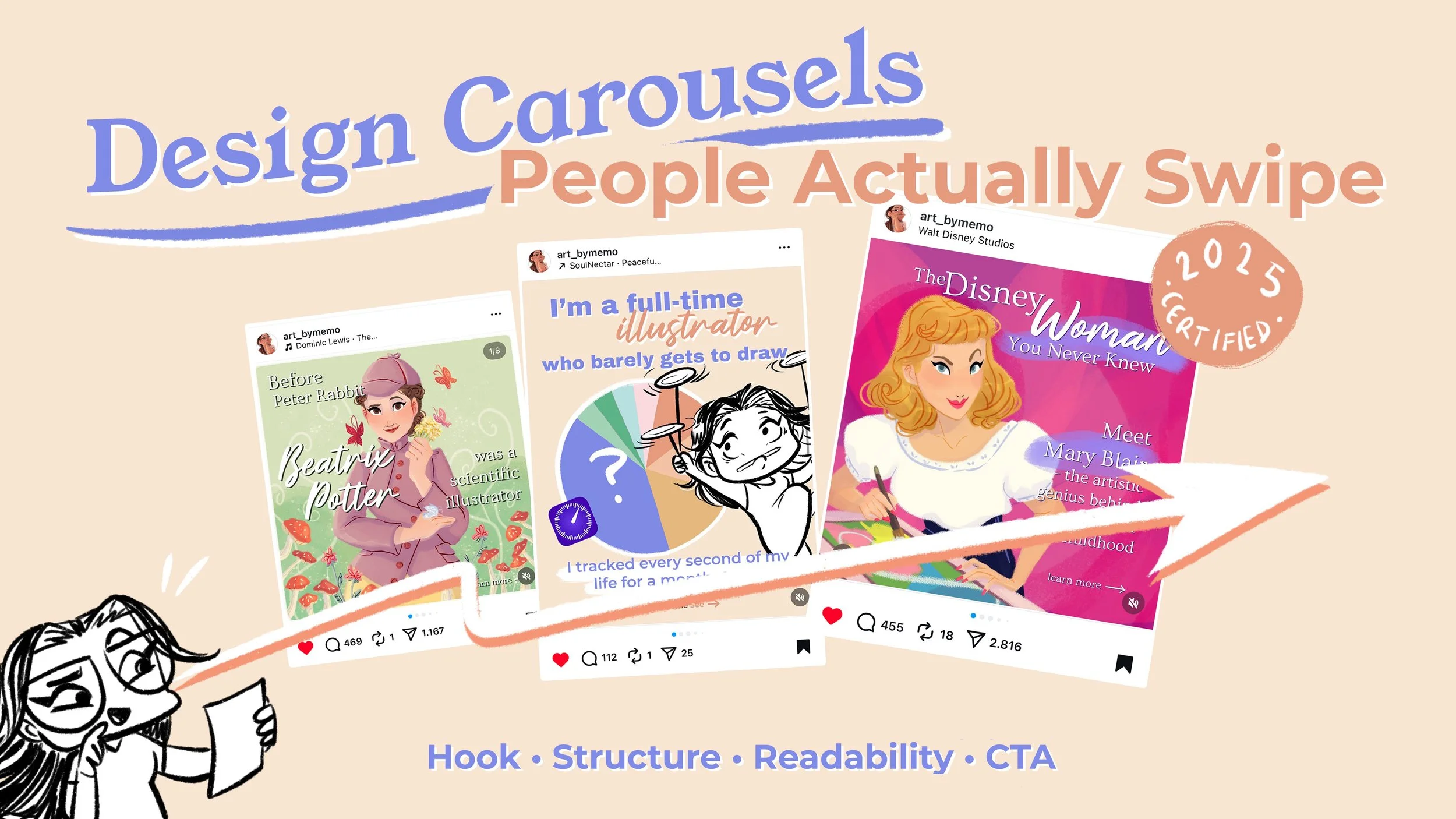 5 Mistakes Artists Make When Designing Instagram Carousels (and How to Avoid Them)