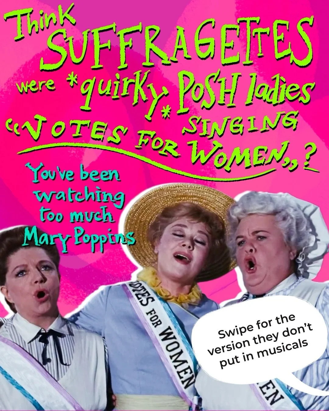 Happy International Women&rsquo;s Day ✨
This is Kitty Marion: set fire to a racecourse grandstand in the name of women&rsquo;s rights. She was imprisoned and force-fed 232 times to break her hunger strike. And she still got scrubbed from suffrage his