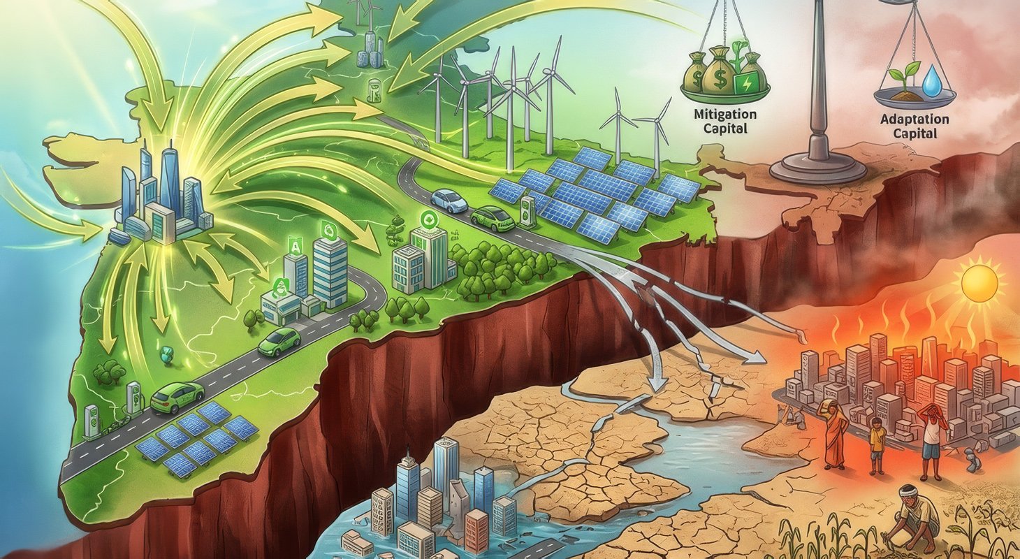 India's Climate Capital Still Chases Mitigation While Adaptation Risks Deepen