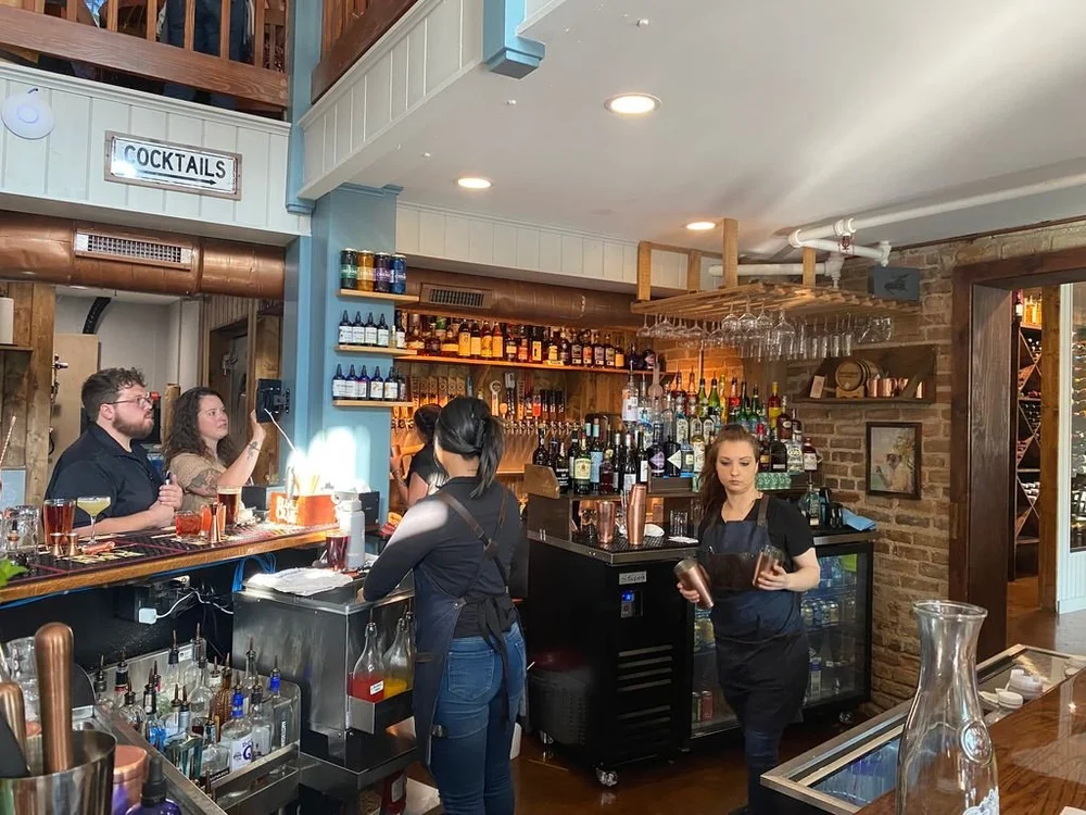 View of circular bar