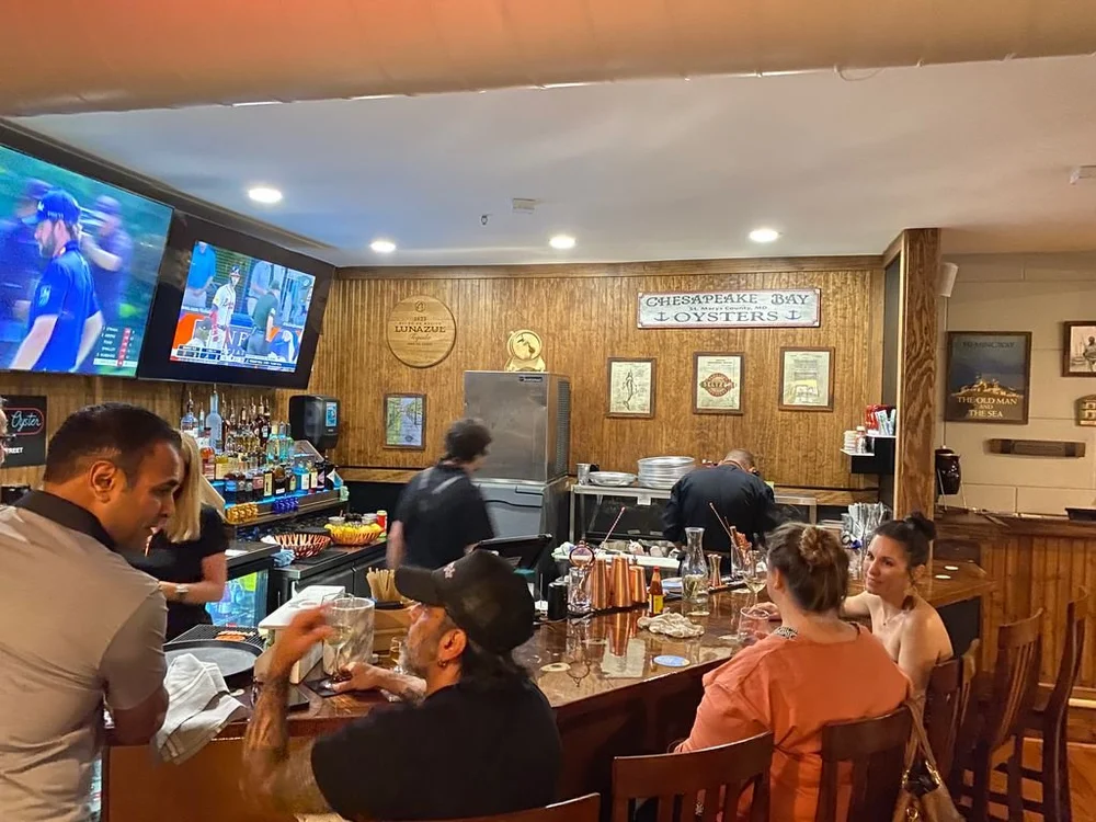 Second floor oyster bar