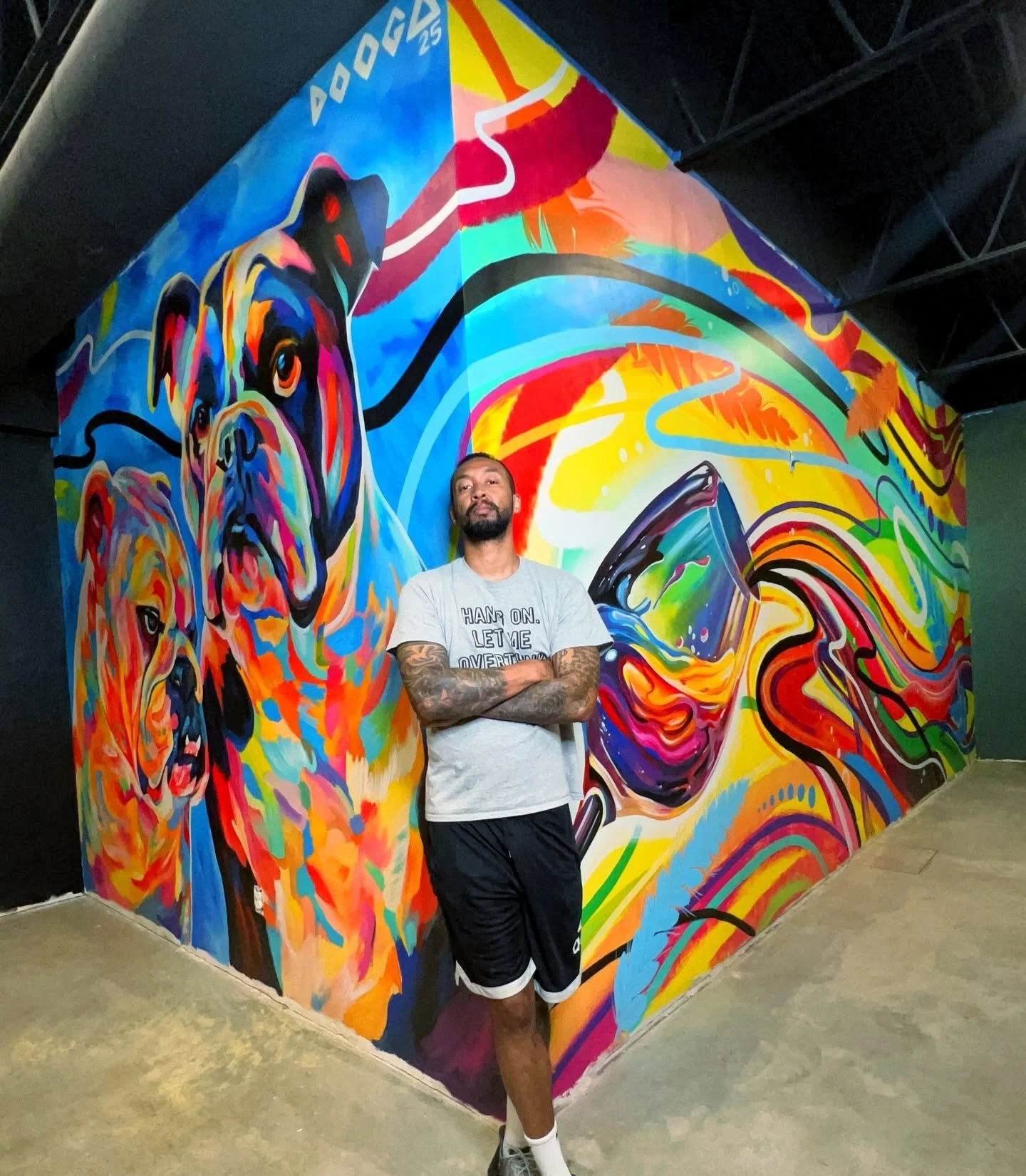 Beerded Cork Taproom mural