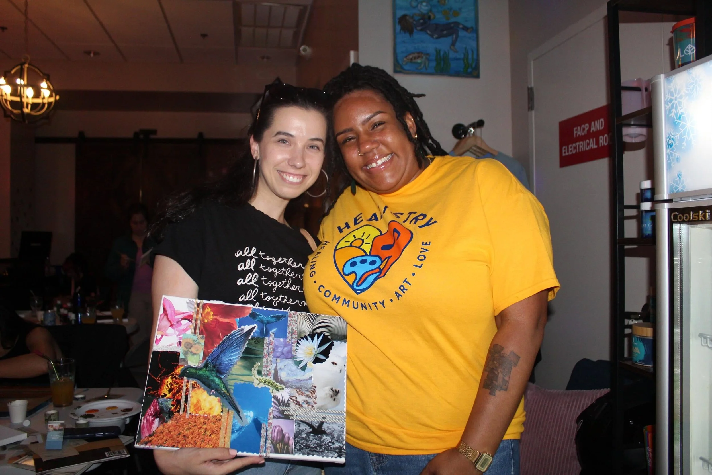 Healistry guided craft night at Kava Culture