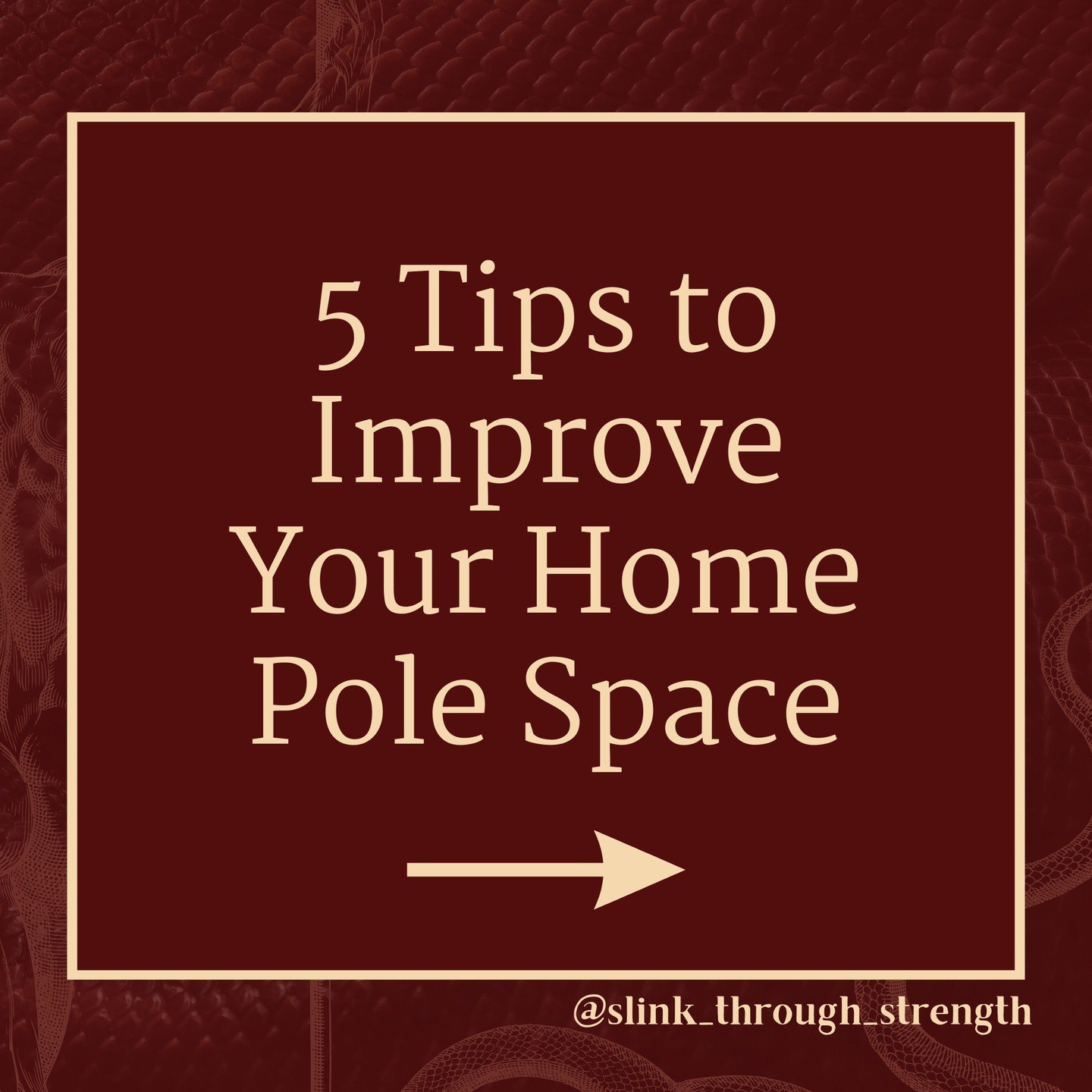 Some tips you can try to make your home pole space feel better. ❤️
.
#homepole #poleathome #onlinepole #onlinepolestudio #slinkthroughstrength #poledance