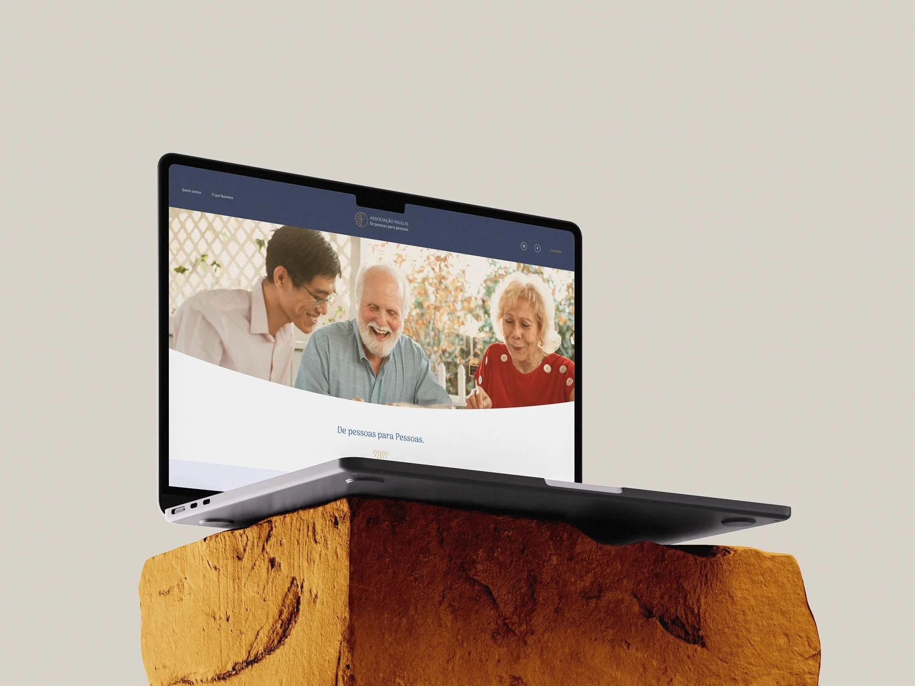 Website design Associação Paulus