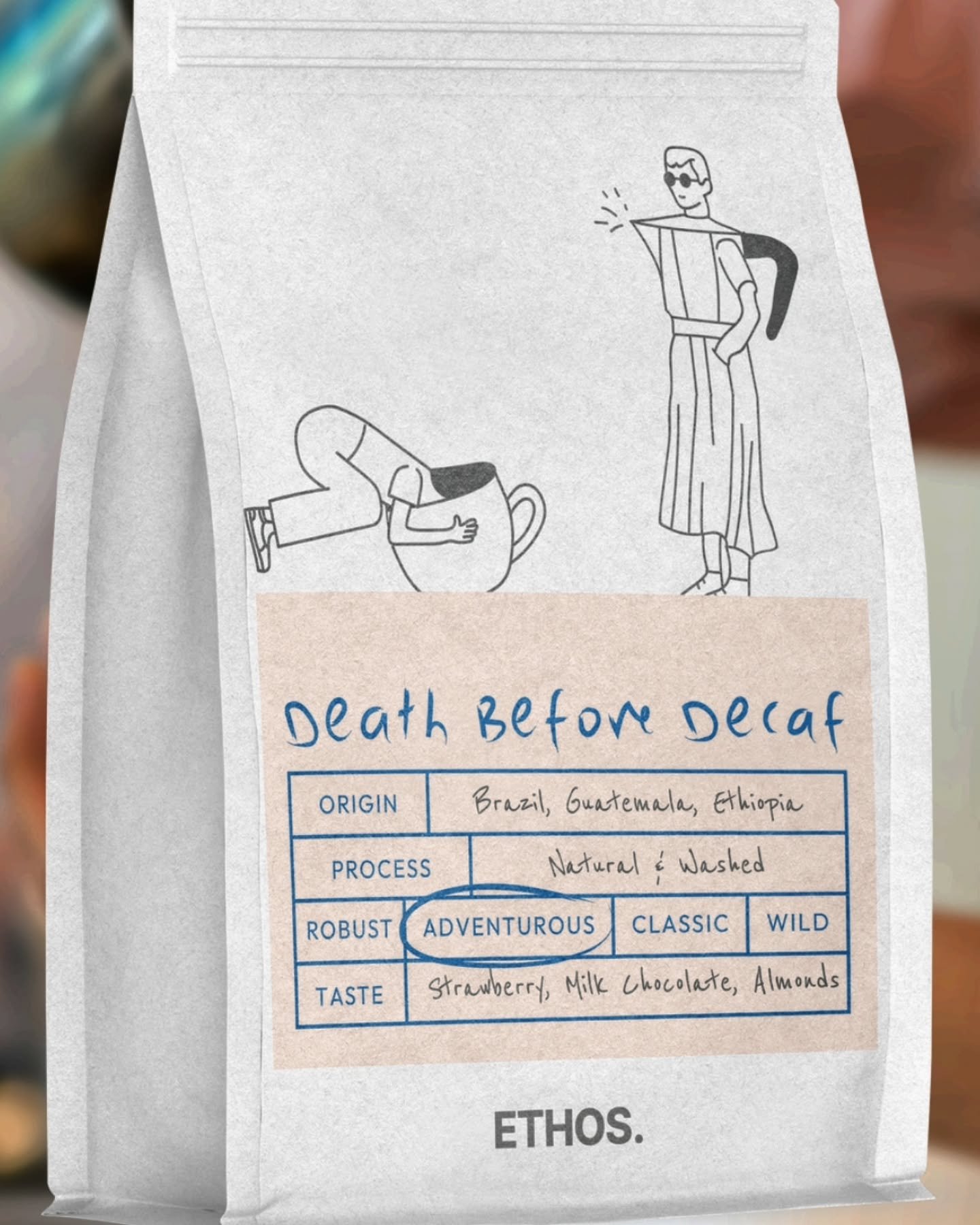 ☕️ DEATH B4 DECAF ☕️

It's been a long time in the making....

We are most pleased to officially release our very own blend, roasted by the legends  @holmcoffeecompany.

Beans originating from Brazil, Guatemala and Ethiopia boast bold flavours and bo