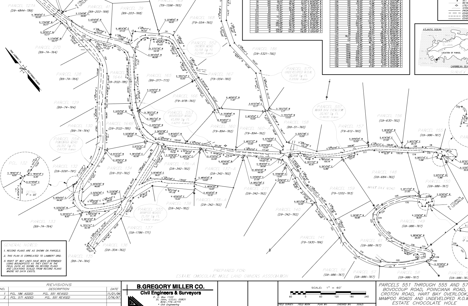 ECHLA road surveys for chocolate hole on St. John, US Virgin Islands