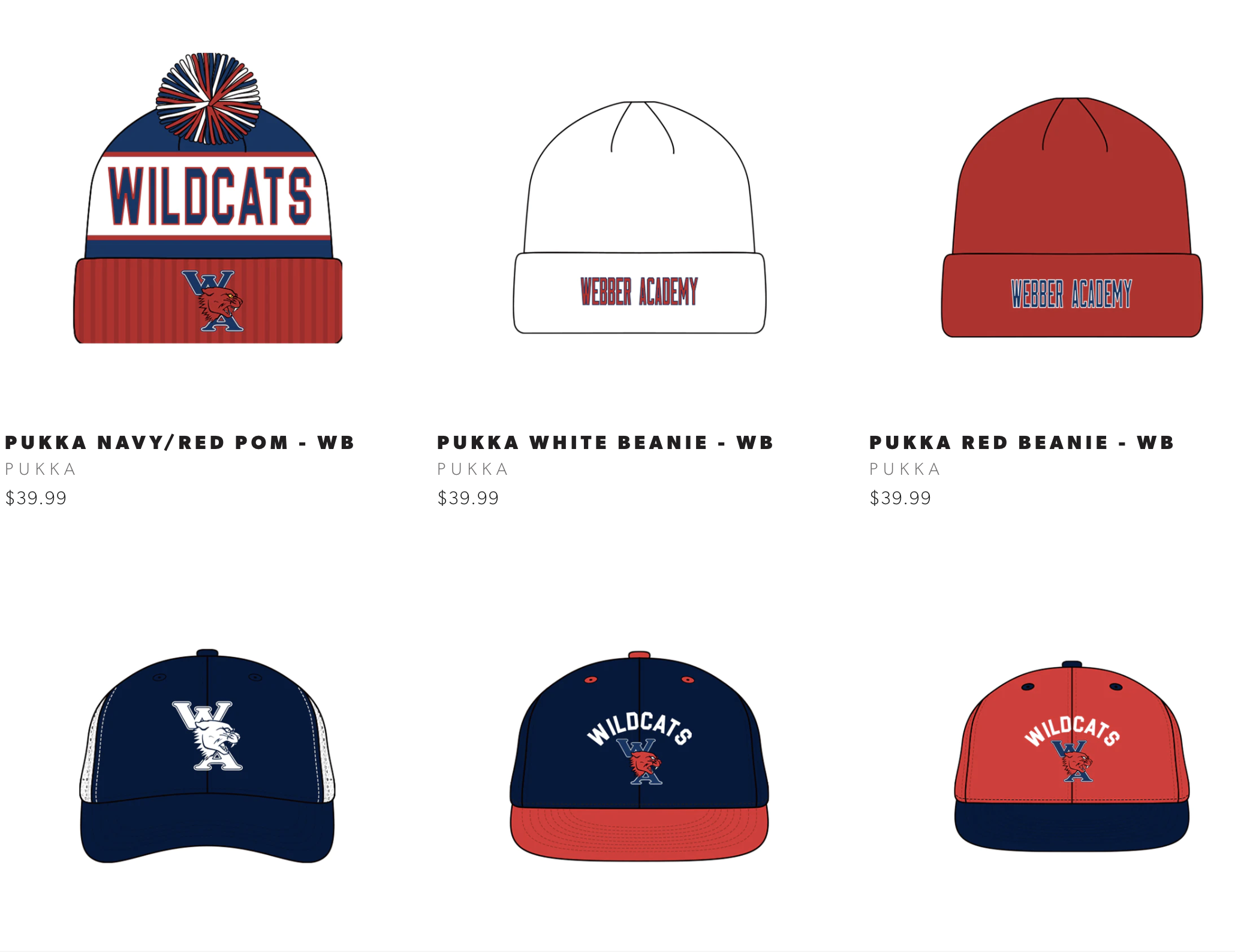 Wildcats Athletic Apparel — Webber Academy