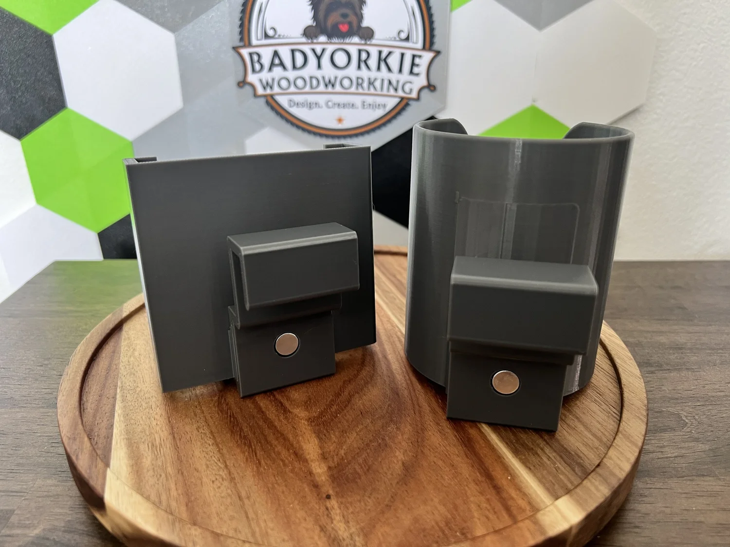 Kubota KX040-4 CAB Clip-On Phone and Cup/Drink/Spray Bottle Holder