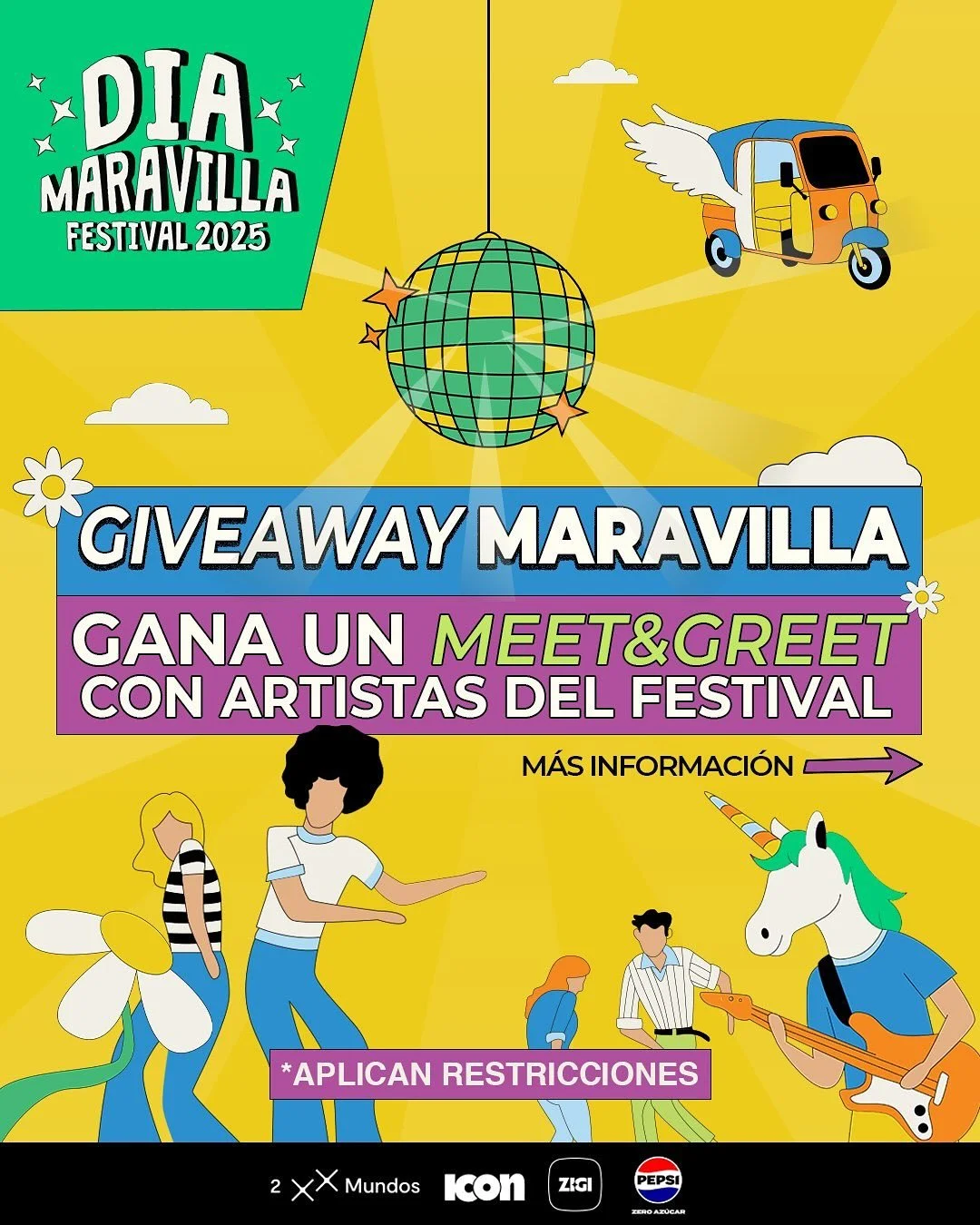 🌟 ¡LAS SORPRESAS NO PARAN! 🌟
🎟️ Comprá tu entrada y participá para ganar un Meet & Greet con artistas del festival.
Solo tenés que completar el formulario en el link de nuestra bio con:
✨ Nombre completo
✨ Nú