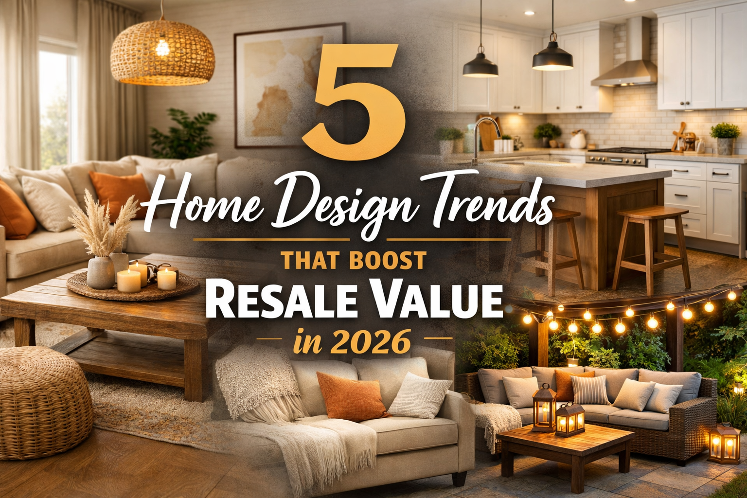 5 Home Design Trends That Boost Resale Value in 2026 (Without Breaking the Bank)