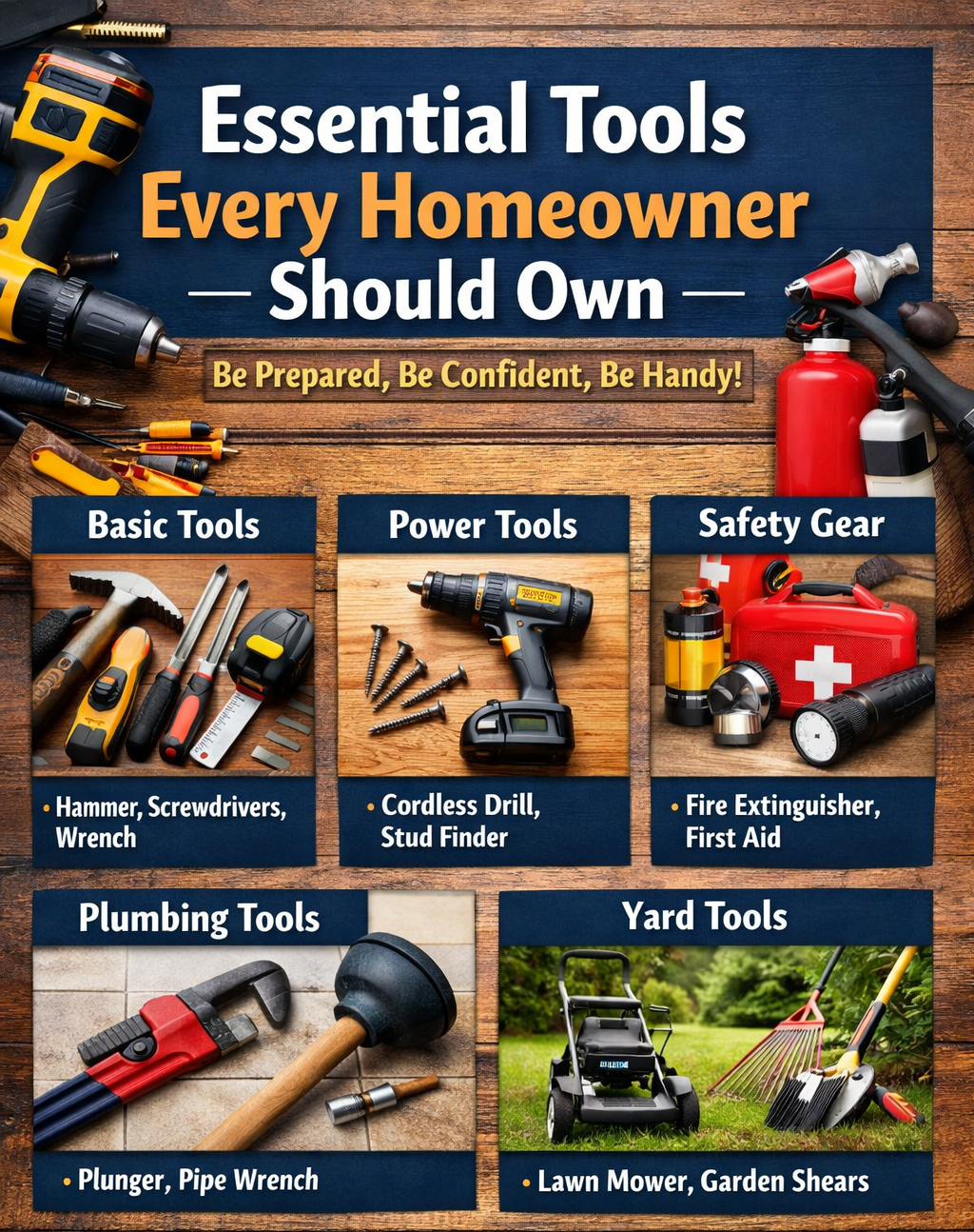 Essential Tools Every Homeowner Should Own (And Why They Matter More Than You Think)