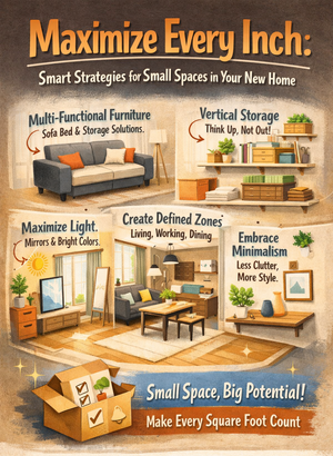 How to Maximize Every Inch: Smart Strategies for Making the Most of Small Spaces in Your New Home