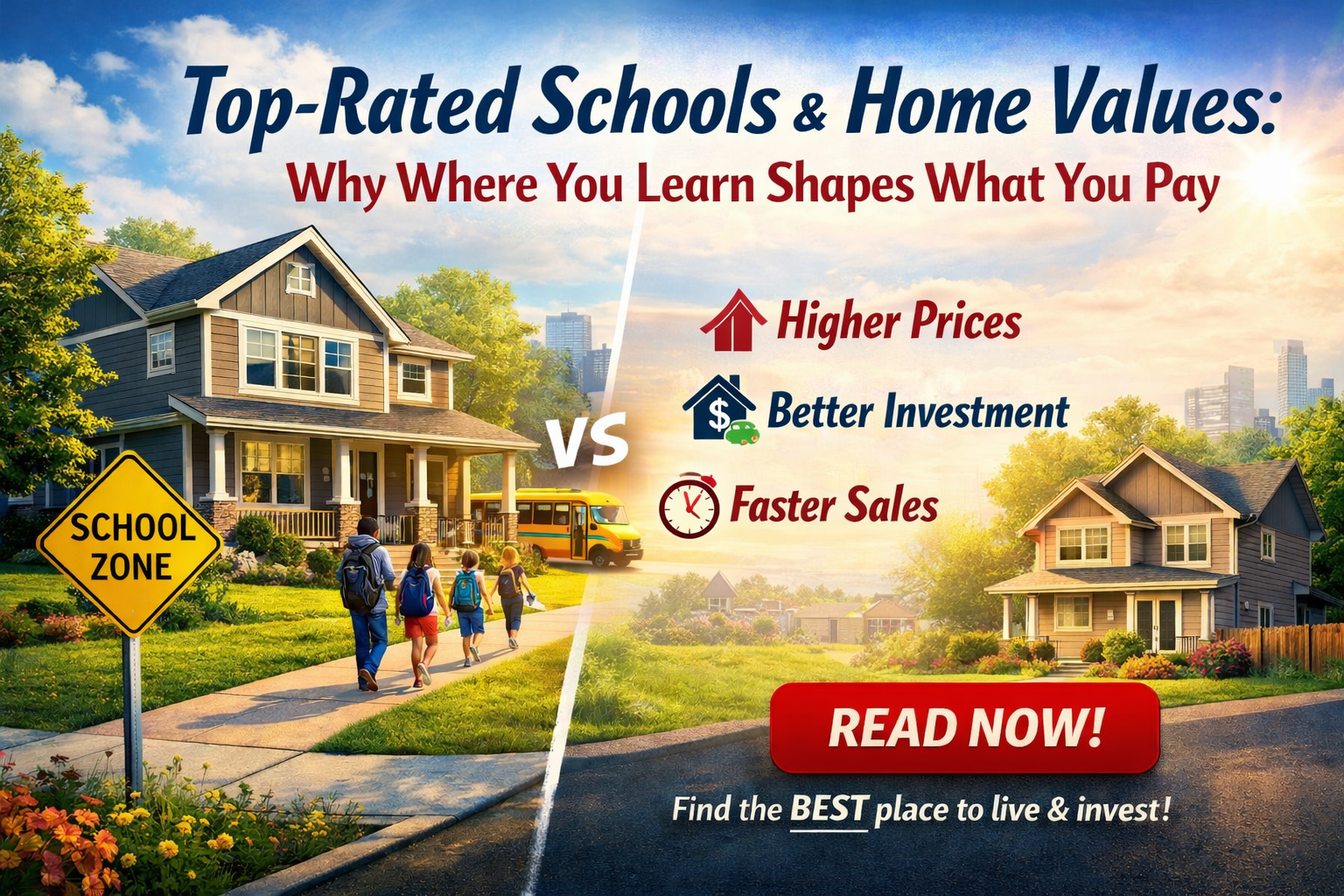 Top-Rated Schools &amp; Home Values: Why Where You Learn Shapes What You Pay
