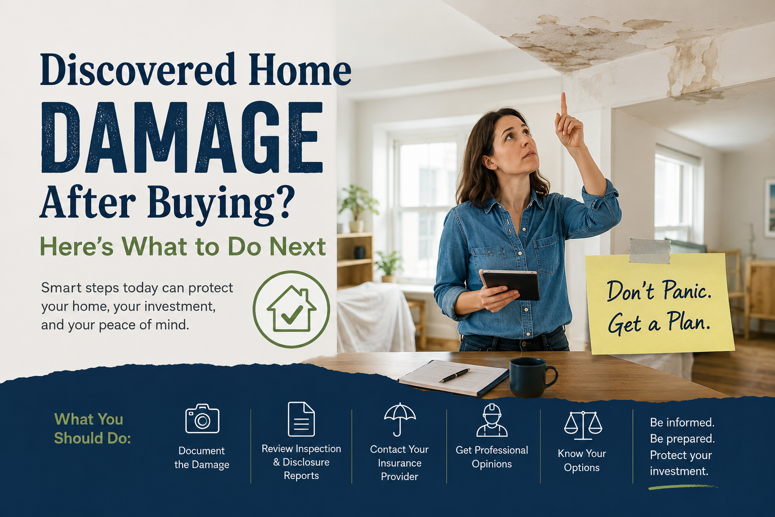Discovered Home Damage After Closing? Here’s What to Do Next