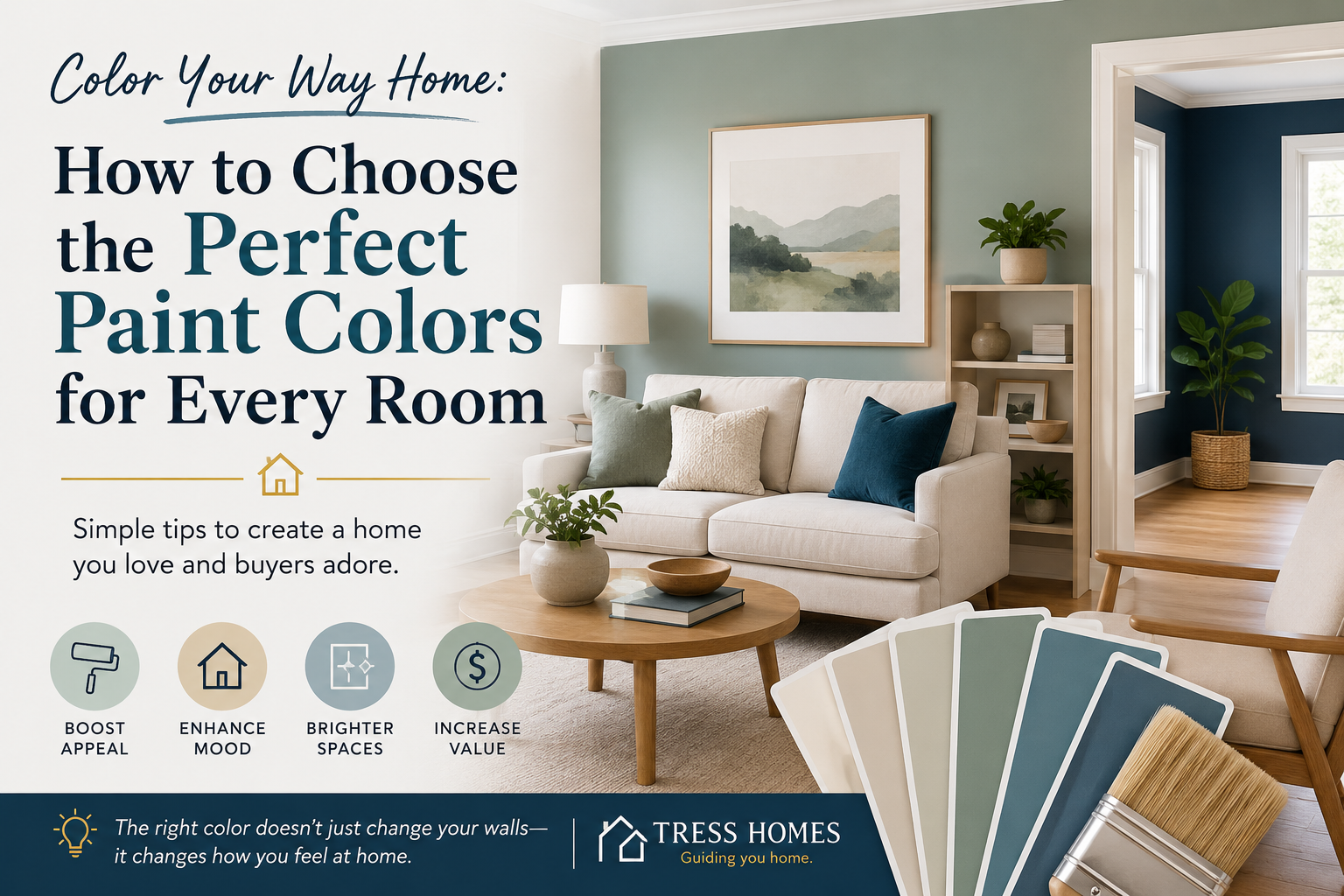 Color Your Way Home: How to Choose the Perfect Paint Colors for Every Room