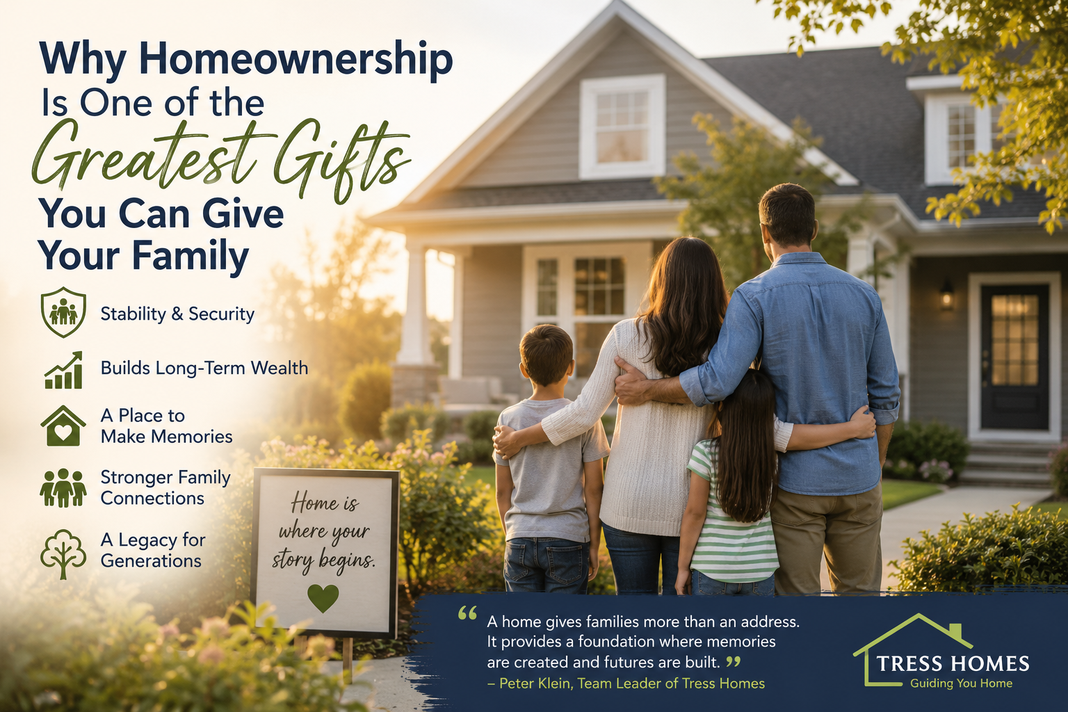 The Gift That Lasts a Lifetime: Why Homeownership Is One of the Greatest Investments in Your Family's Future