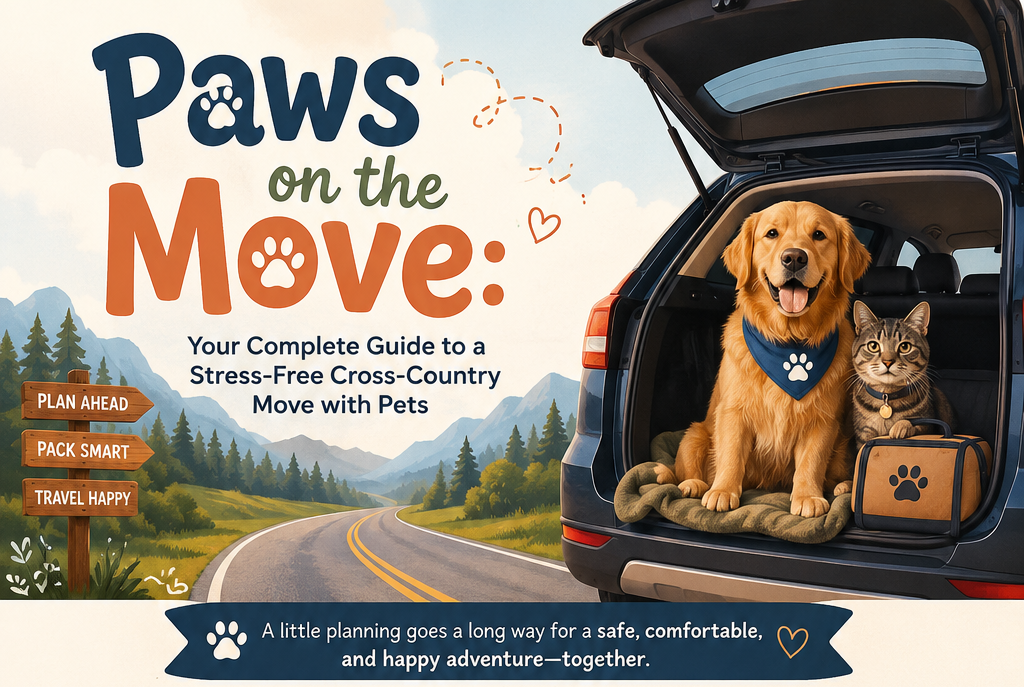 Paws on the Move: Your Complete Guide to a Stress-Free Cross-Country Move with Pets
