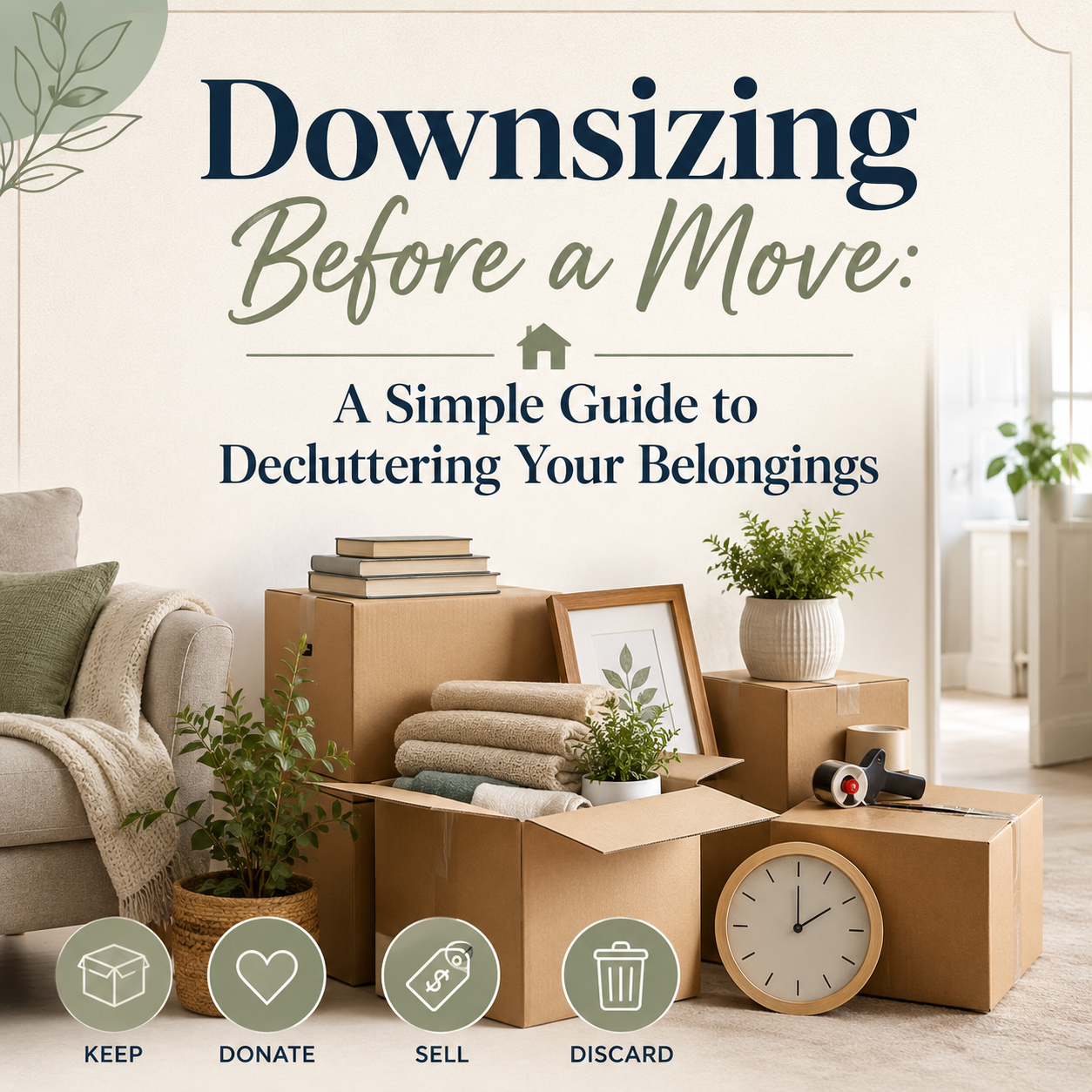Downsizing Before a Move: A Simple Guide to Decluttering Your Belongings