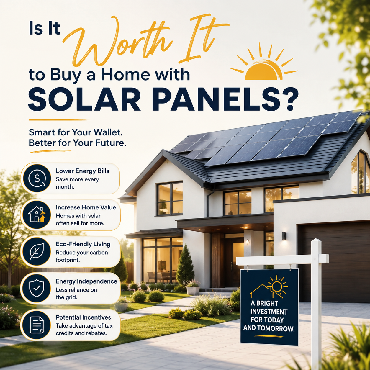 Is It Worth It to Buy a Home with Solar Panels?
