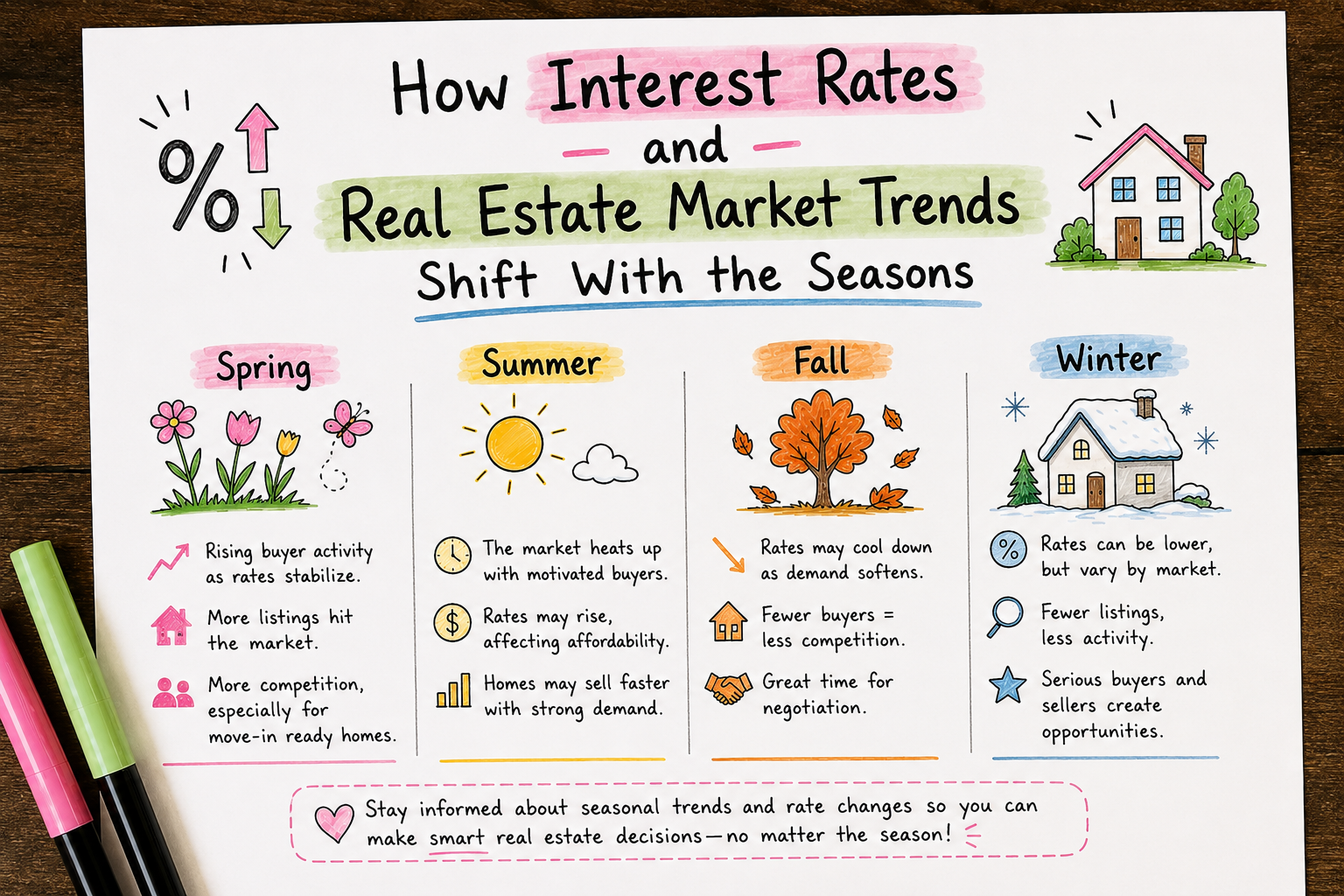 How Interest Rates and Real Estate Market Trends Shift With the Seasons