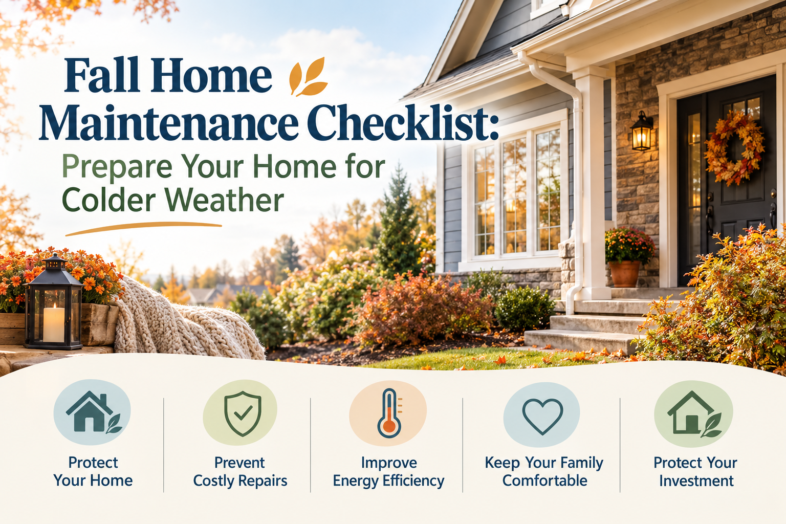 Fall Home Maintenance Checklist: 10 Essential Ways to Prepare Your Home for Colder Weather