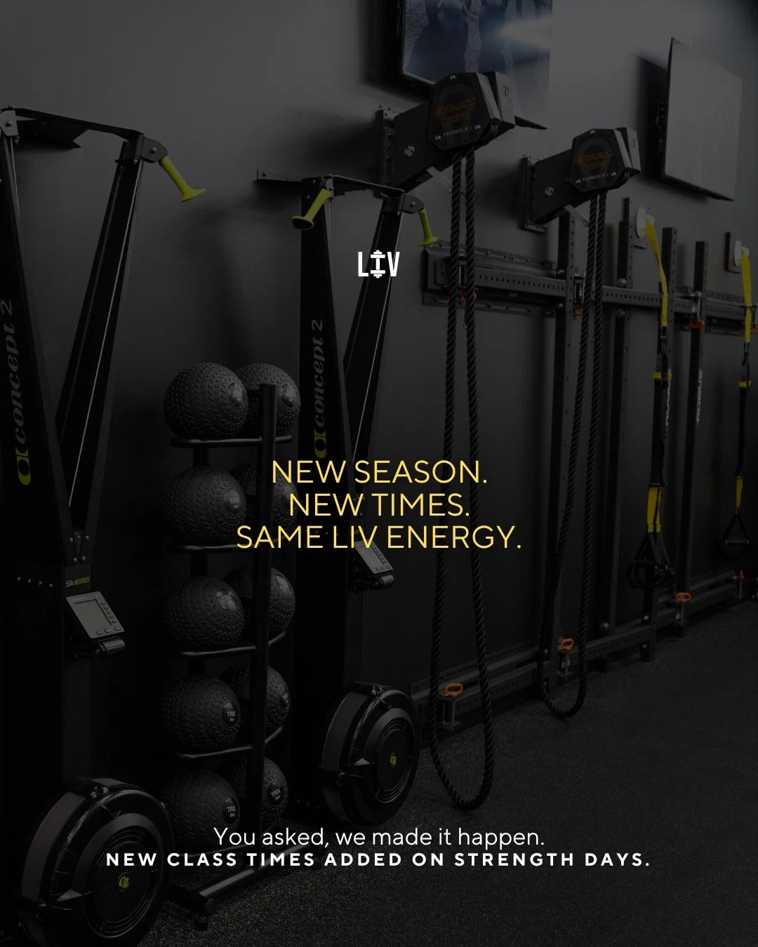 More ways to get stronger this season 🤝

You asked, we listened! We&rsquo;ve added more Strength class times to give you more opportunities to train, stay consistent, and make LIV work with your schedule.

Our LIV13 Fall Challenge happening all mont