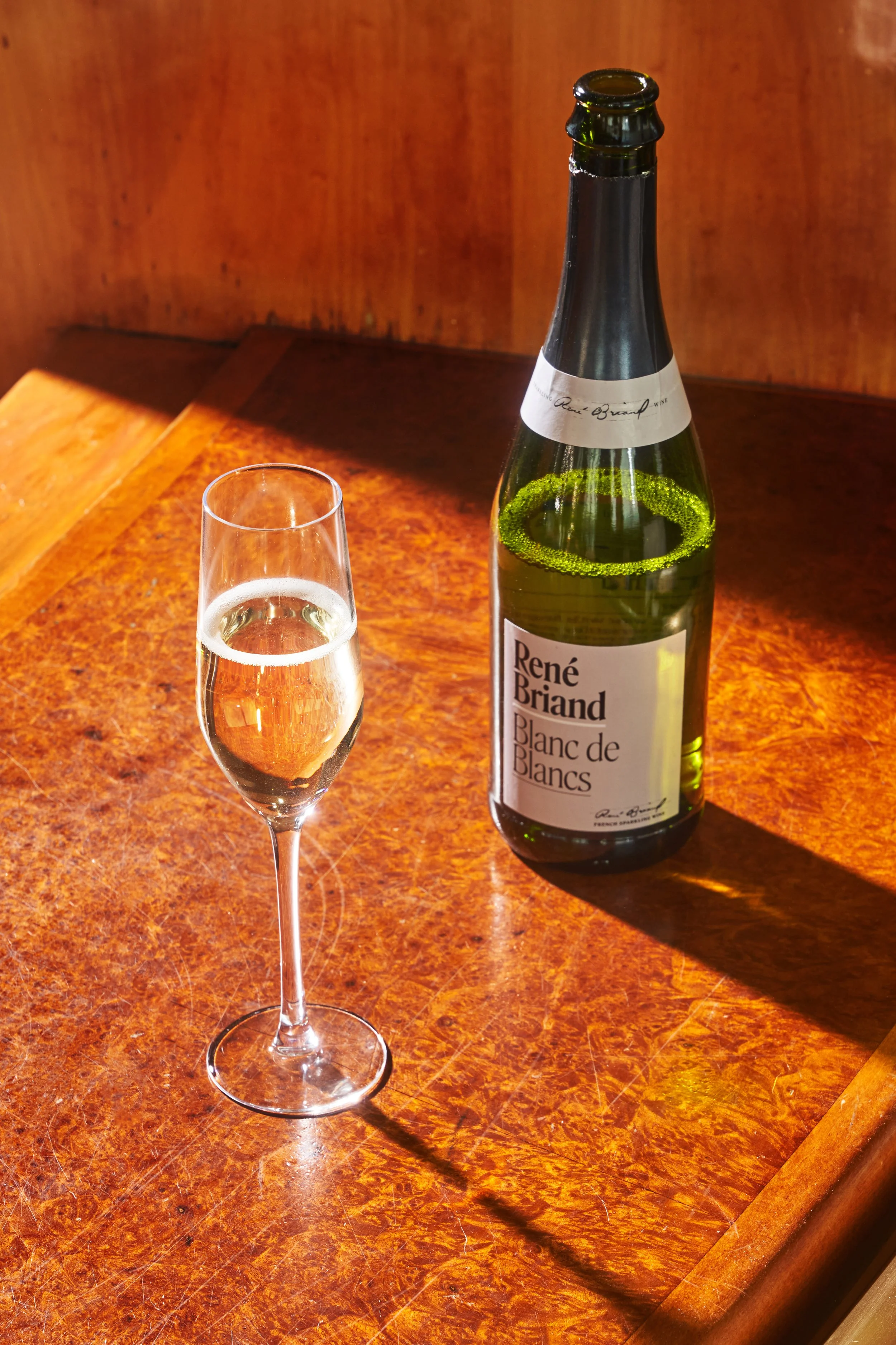 rene briand blanc de blancs vegan low dosage french sparkling wine