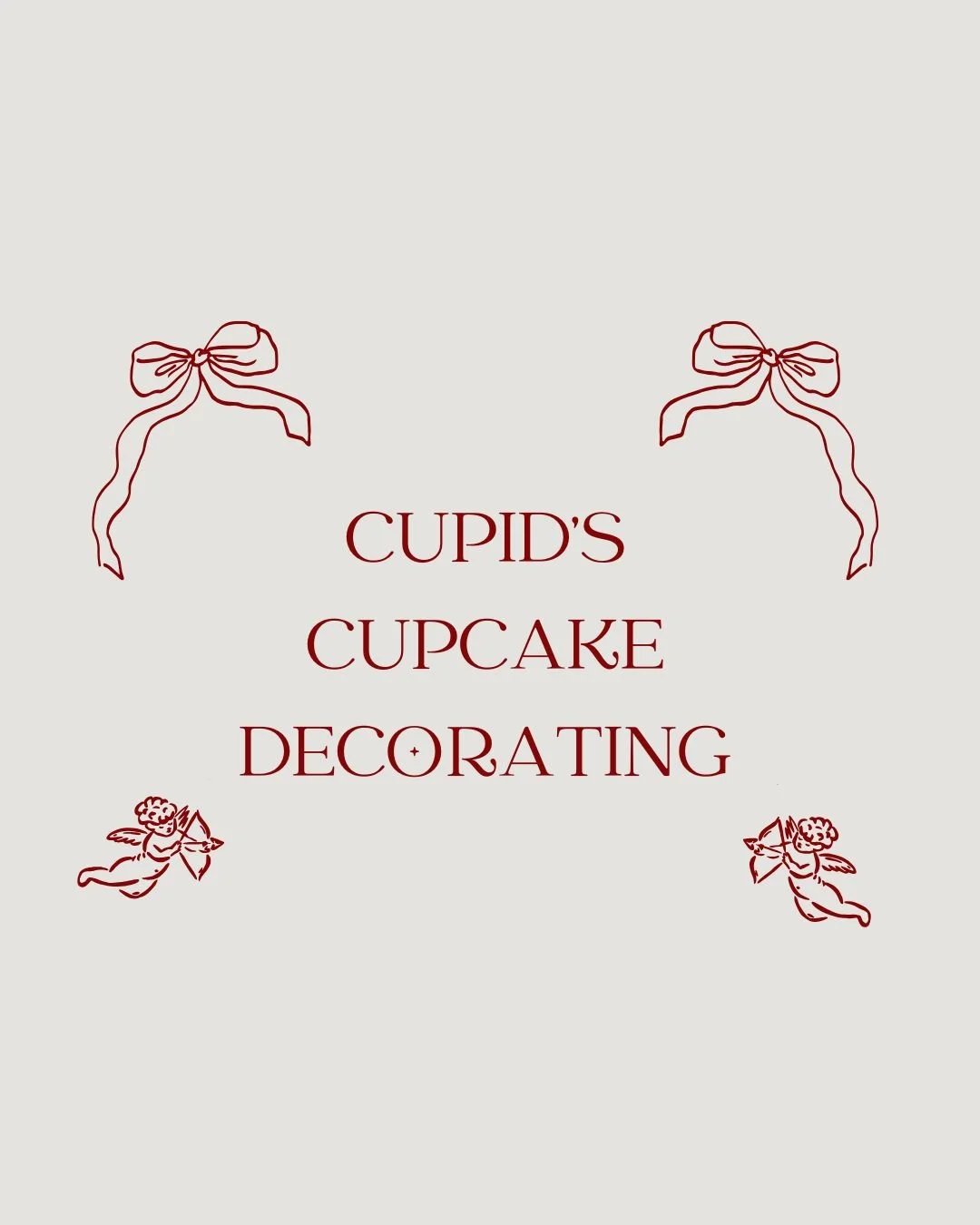 Cupid's Cupcake Decorating