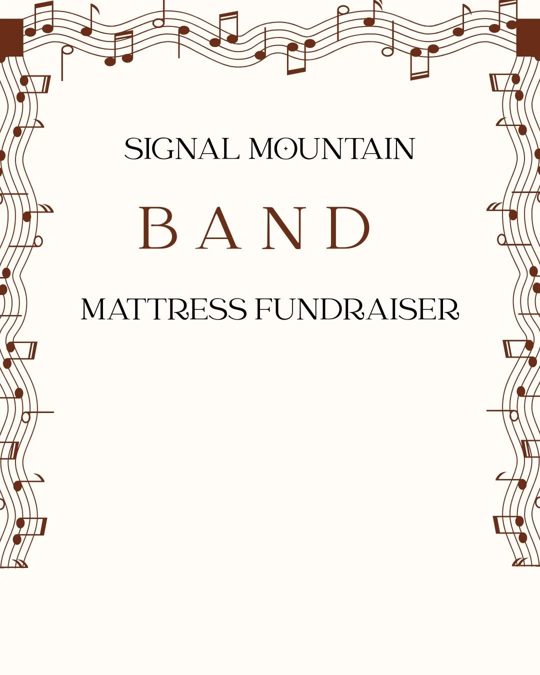 Signal Mountain Band Mattress Sale Fundraiser