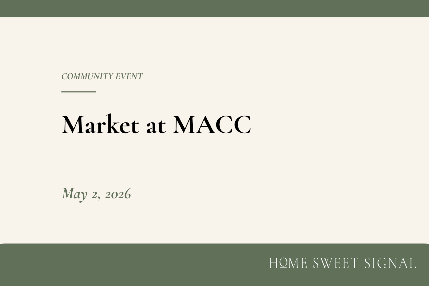 Market at MACC