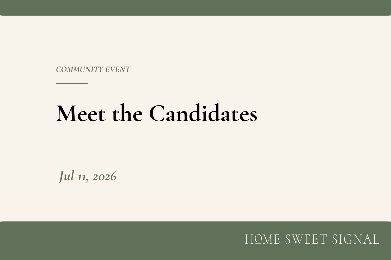 Meet the Candidates