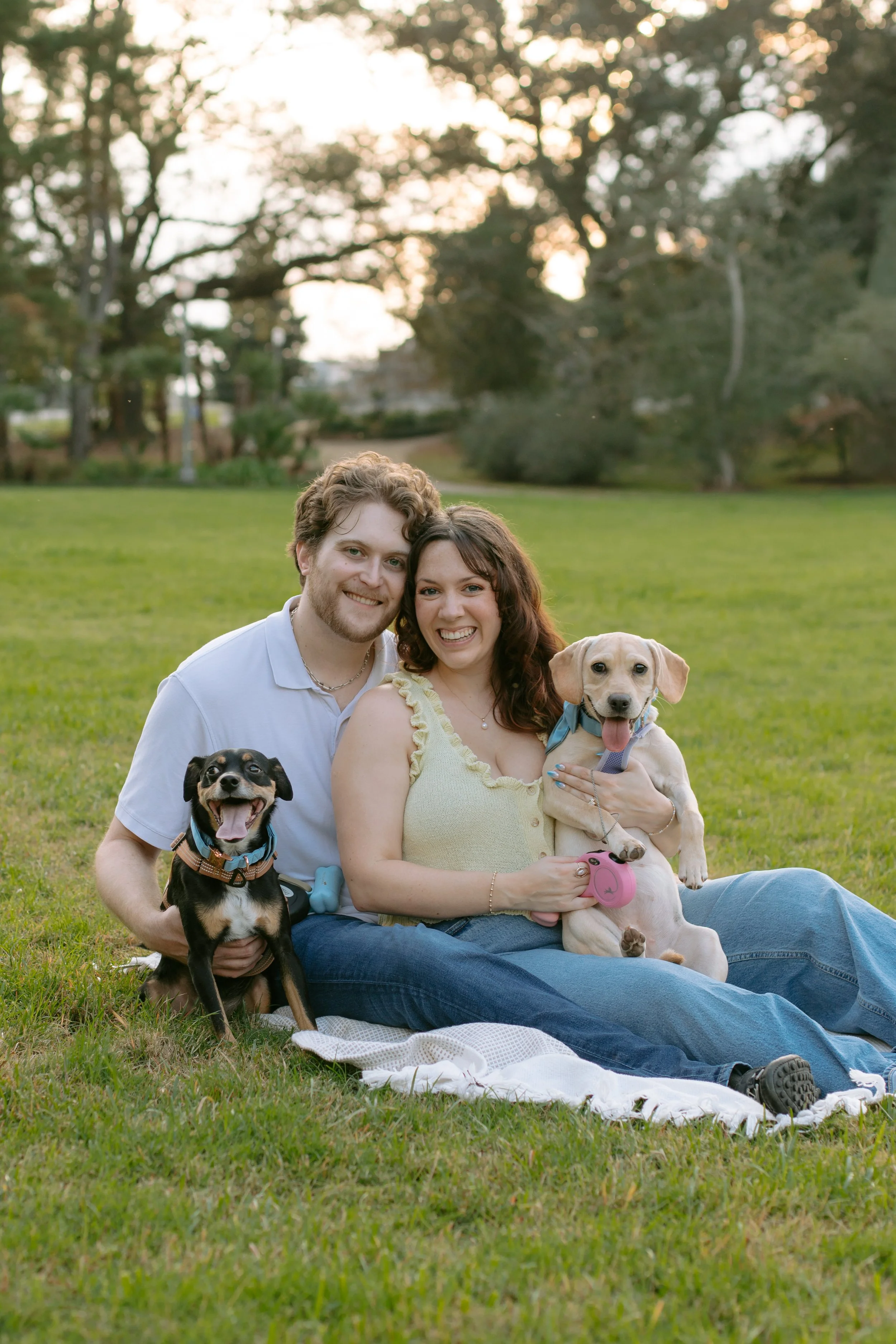 Downtown Baton Rouge Capitol Park Engagement Session | Lilly &amp; Joe